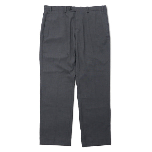 LAUREN RALPH LAUREN クラシックフィット スラックスパンツ 36W グレー ポリエステル ストレッチ ULTRA FLEX 形態安定 未使用品