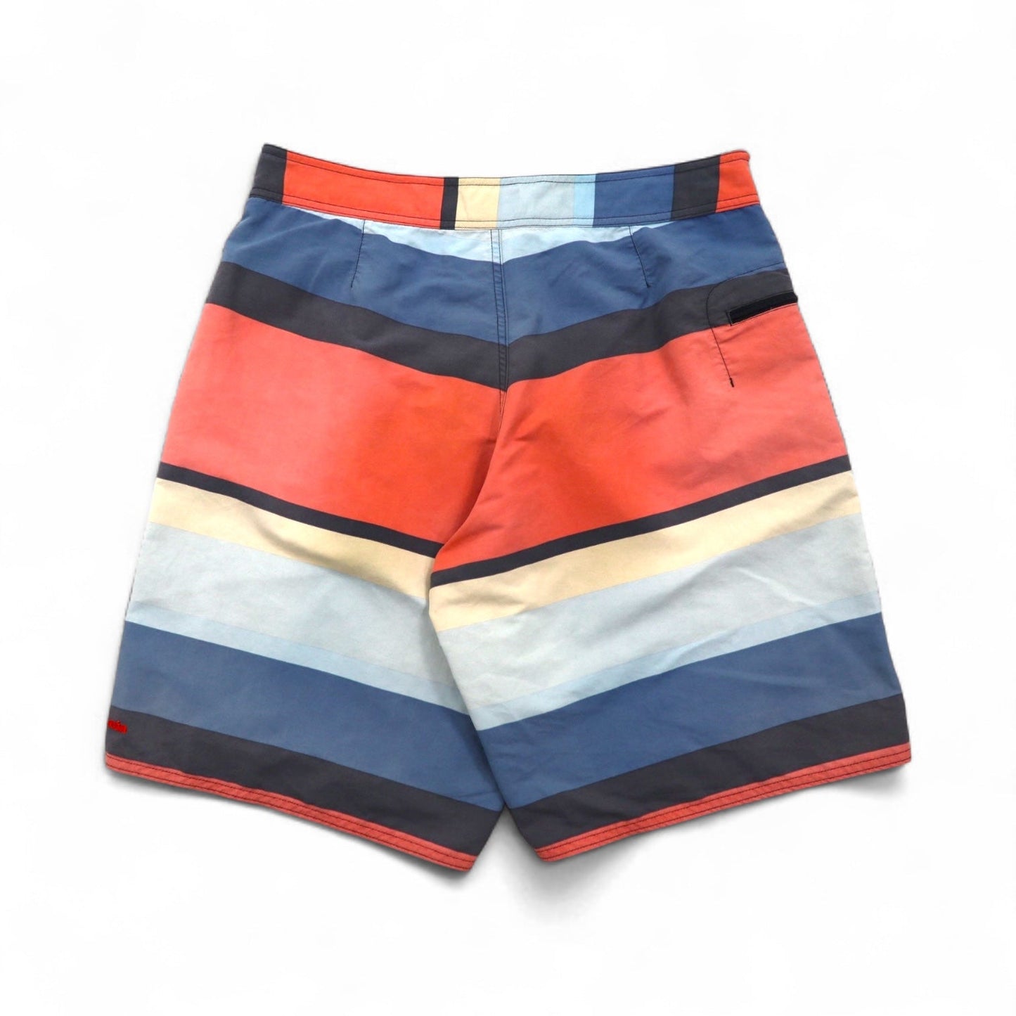 patagonia ウェーブフェアラー ボードショーツ ハーフパンツ WAVEFARER BOARD SHORTS ショートパンツ M マルチカラー ボーダー ナイロン 86556