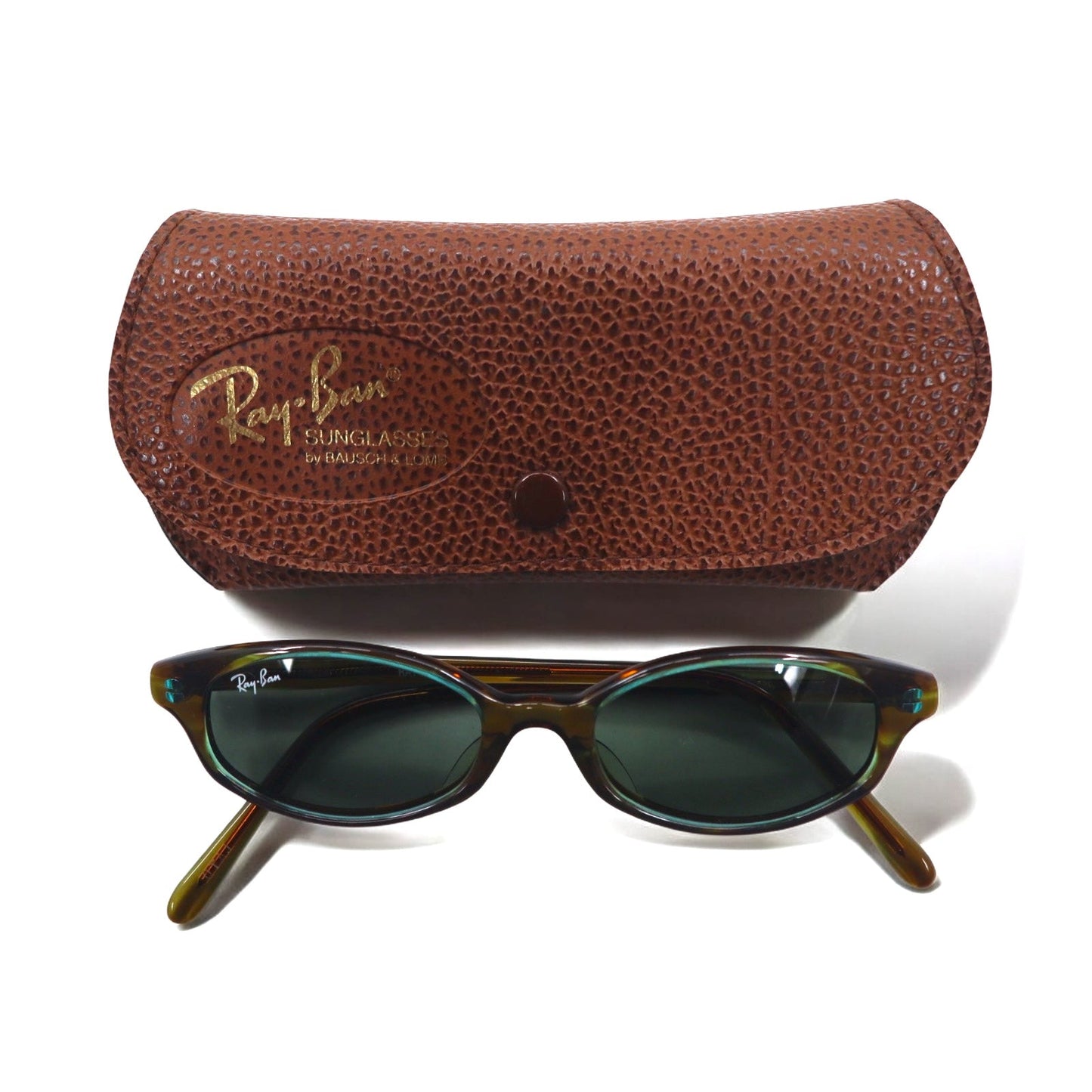 Ray-Ban ヴィンテージ ボシュロム社製 B&L サイドウォーク サングラス オーバル ブラウン ベッコウ W3227