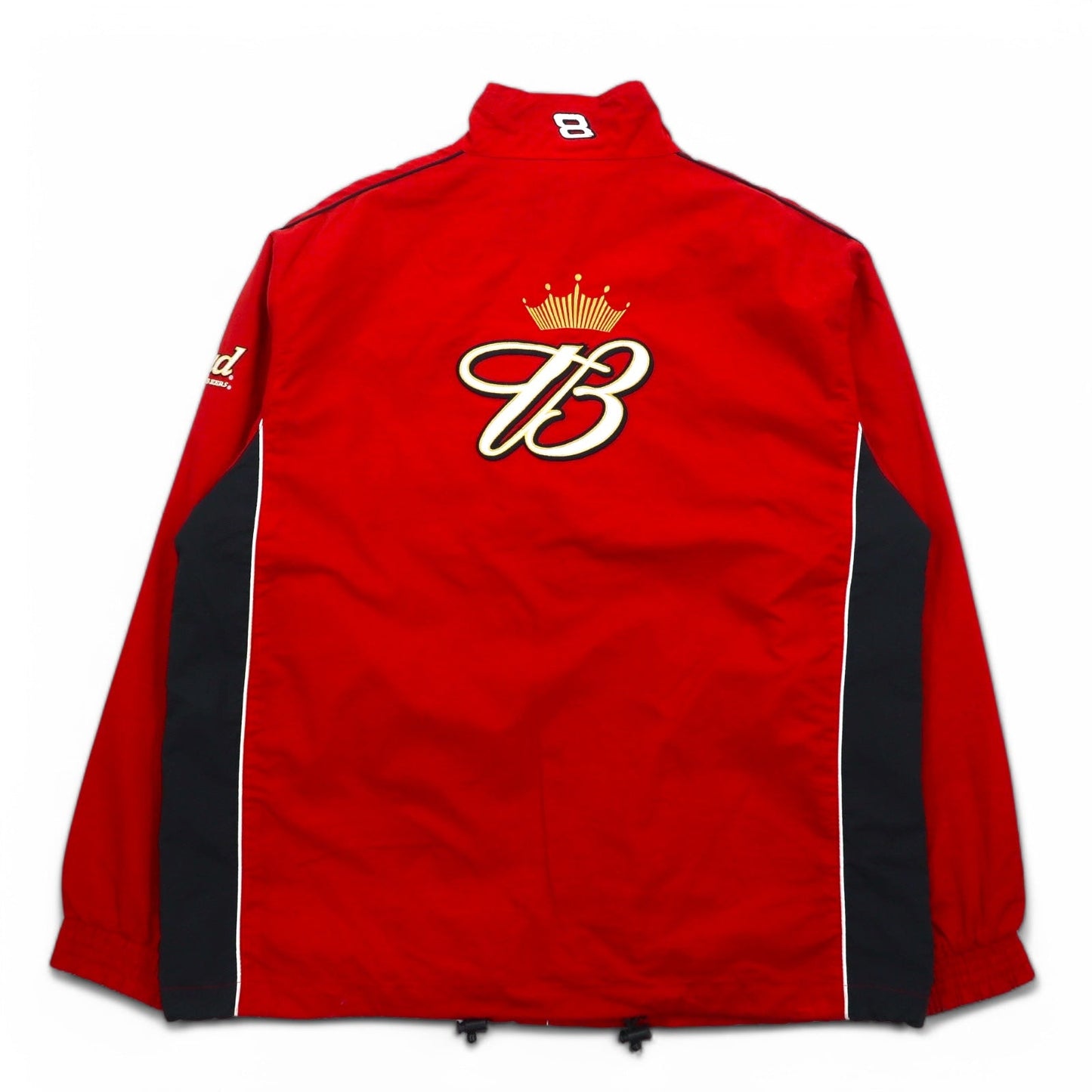 CHASE AUTHENTICS バドワイザー Budweiser レーシングジャケット M レッド ナイロン
