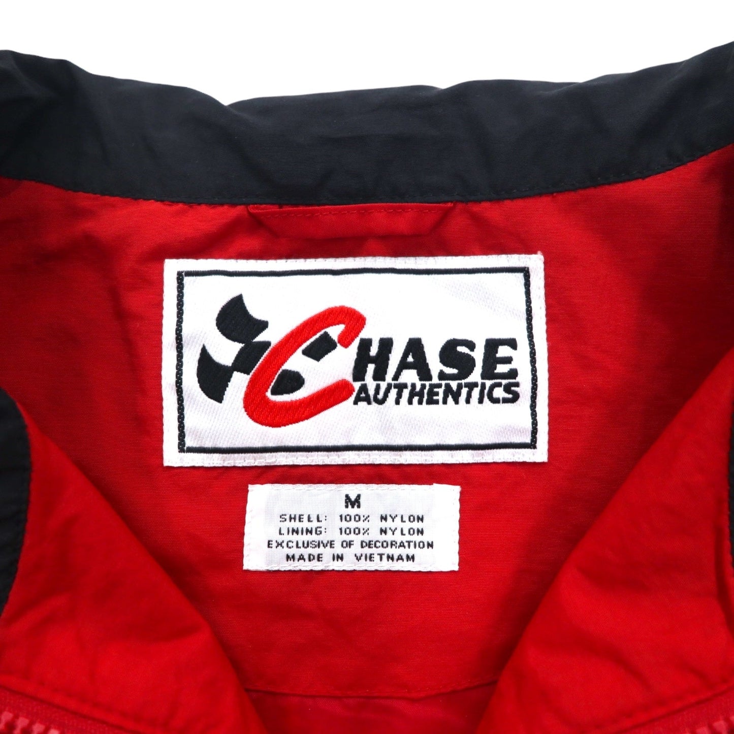 CHASE AUTHENTICS バドワイザー Budweiser レーシングジャケット M レッド ナイロン