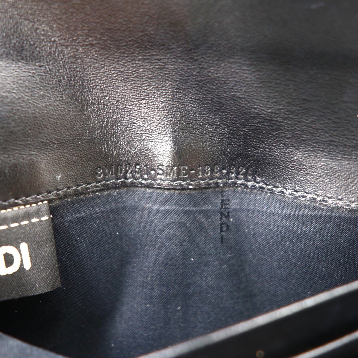 FENDI 長財布 ブラック レザー バイザウェイ 8M0251 SME F0KUR イタリア製