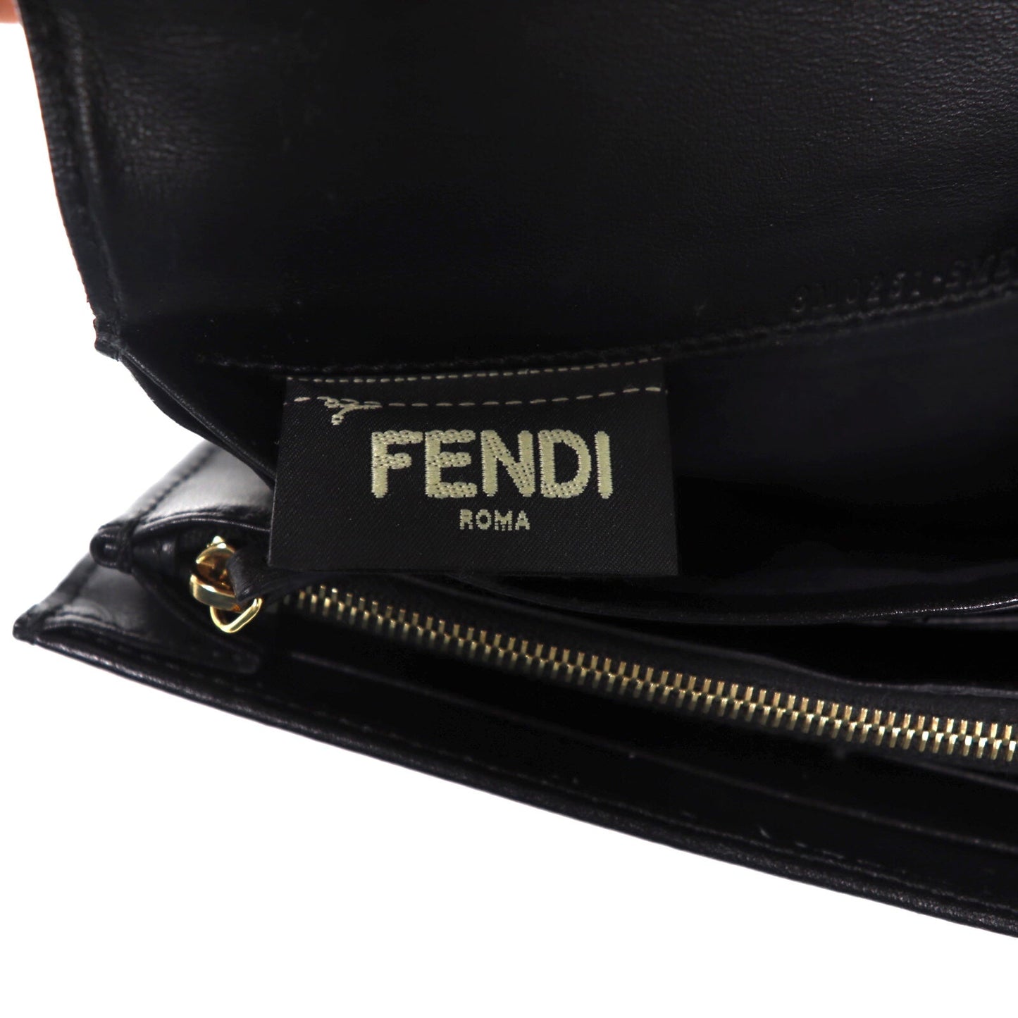 FENDI 長財布 ブラック レザー バイザウェイ 8M0251 SME F0KUR イタリア製
