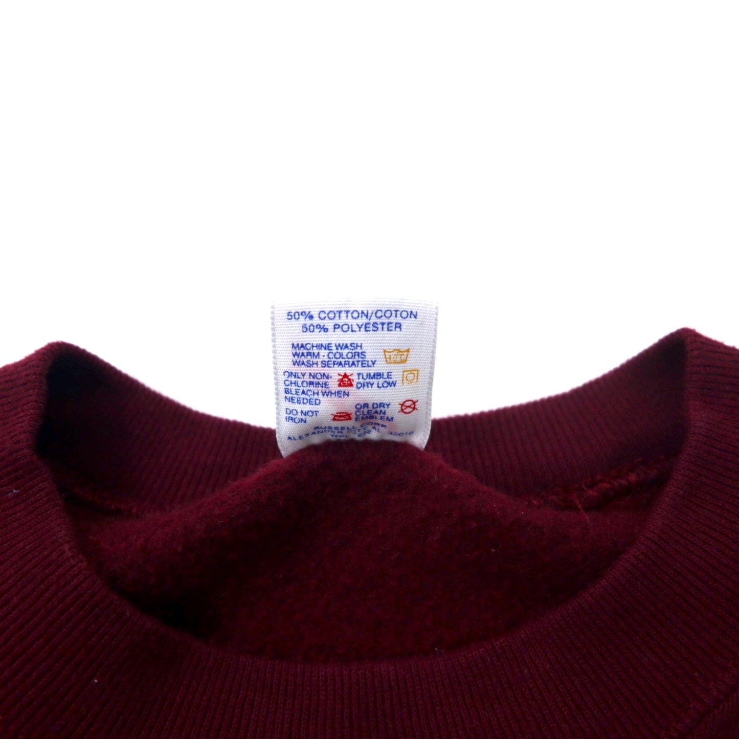 JERZEES USA製 90年代 プリント スウェット XL ボルドー コットン 裏起毛 A Moment In Time