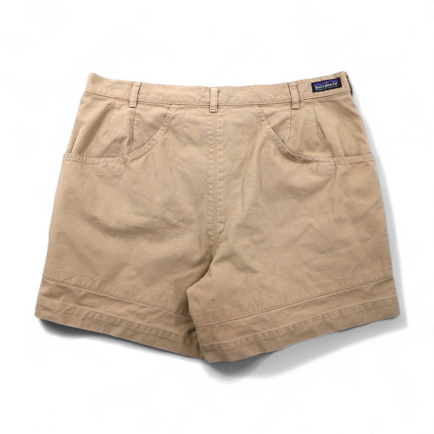 patagonia 00年代 ダック地 スタンドアップ ショーツ Stand up Organic Canvas ショートパンツ L ベージュ 57102 コスタリカ製