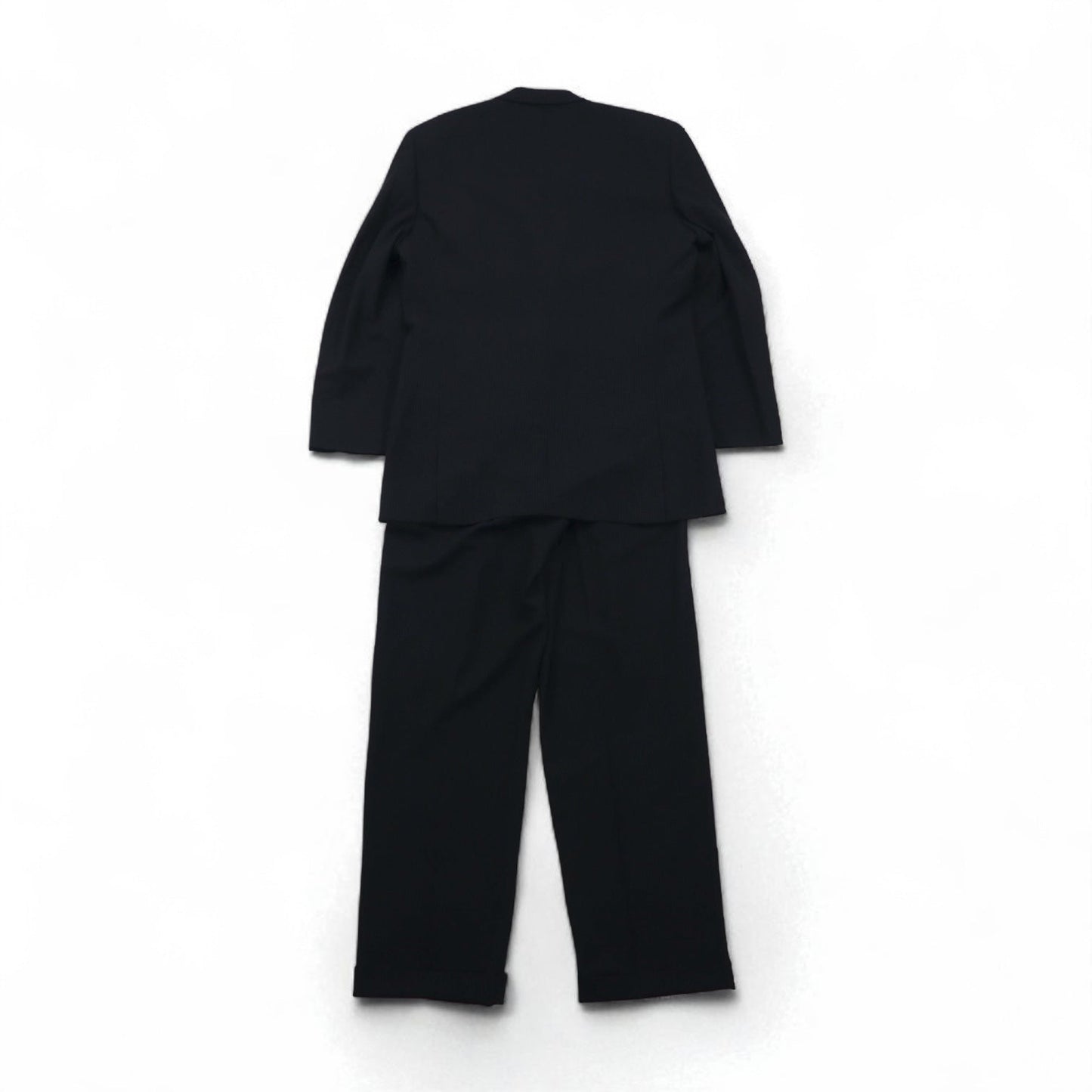 Paul Smith 90年代 3B スーツ セットアップ XL ブラック バーズアイ LANIFICIO FINTES イタリア生地 日本製