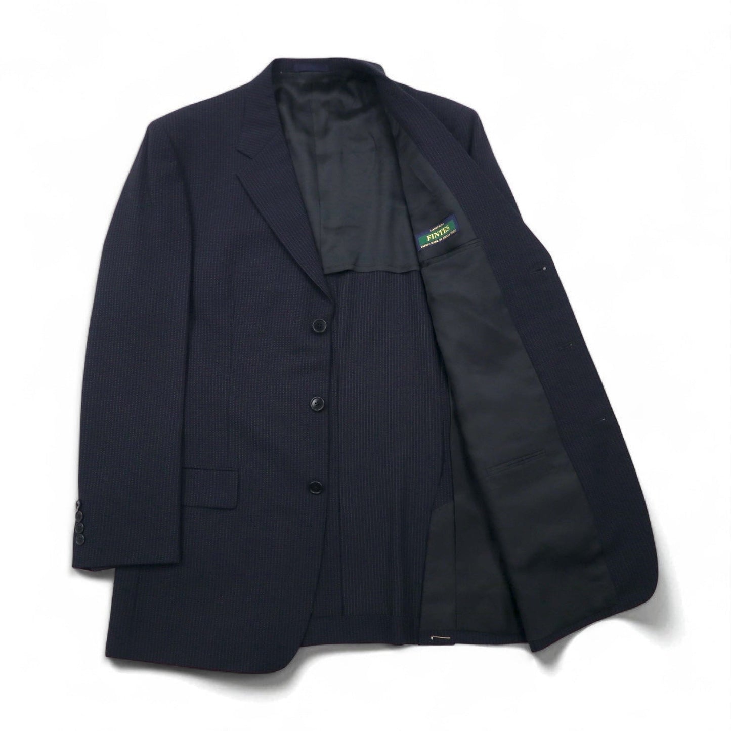 Paul Smith 90年代 3B スーツ セットアップ XL ブラック バーズアイ LANIFICIO FINTES イタリア生地 日本製
