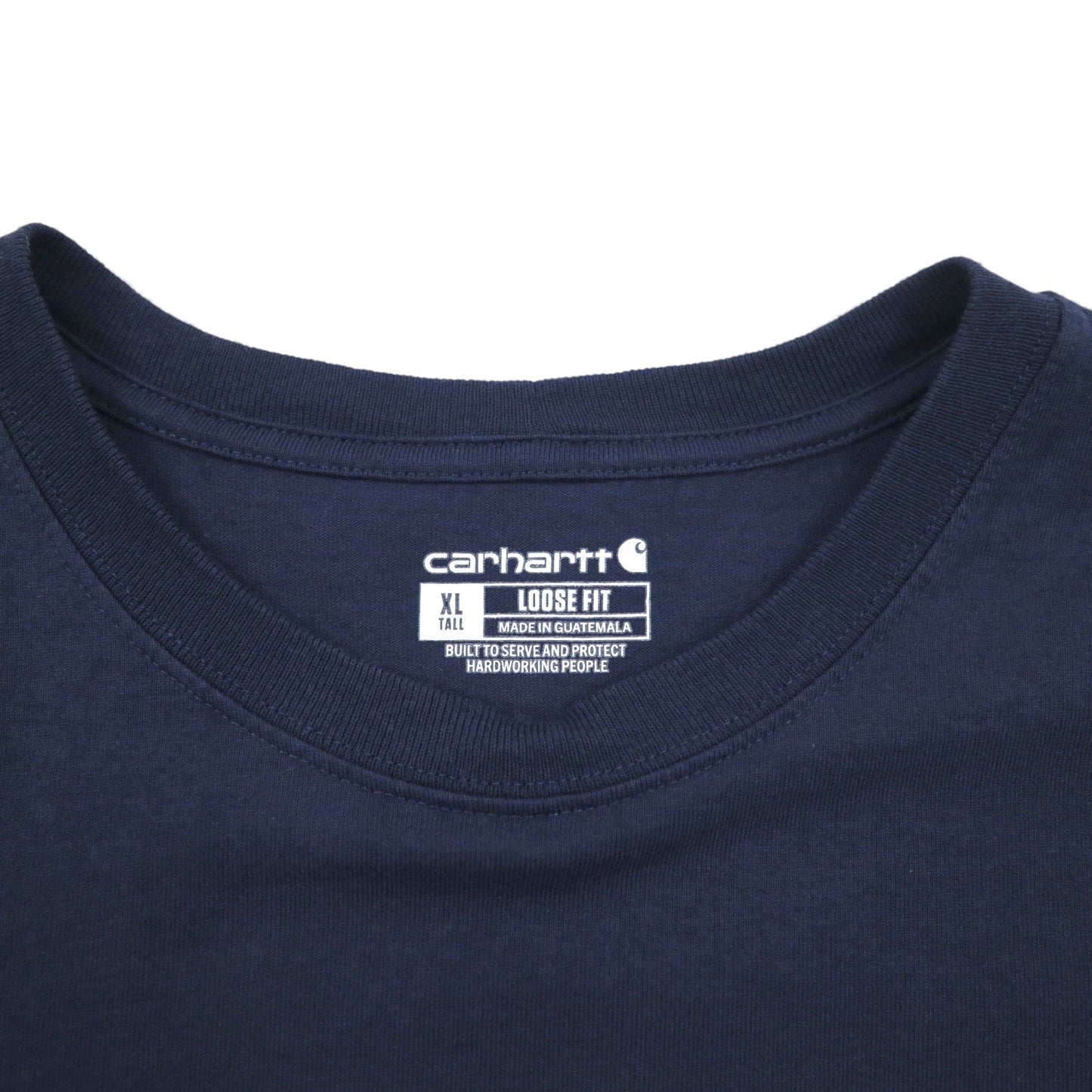 carhartt ルーズフィット LOOSE FIT ポケット Tシャツ XL ネイビー コットン