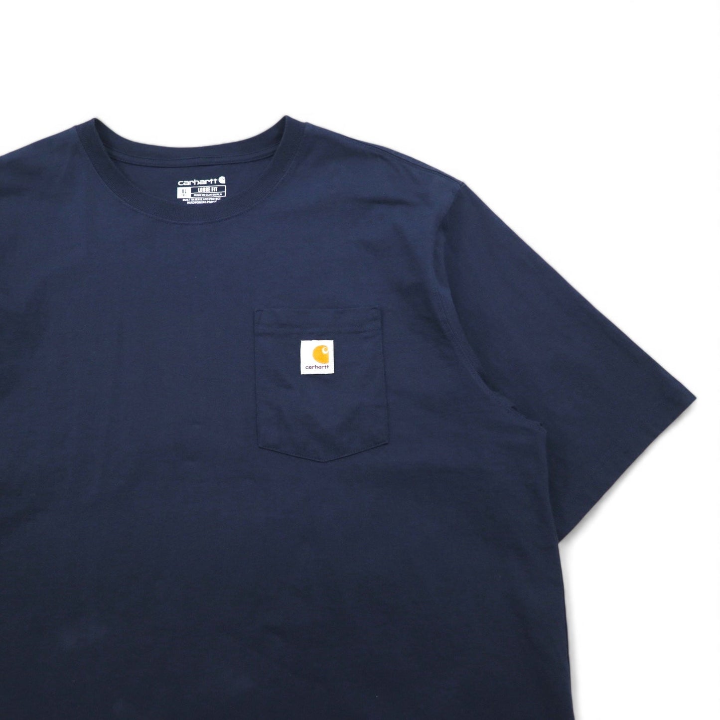 carhartt ルーズフィット LOOSE FIT ポケット Tシャツ XL ネイビー コットン
