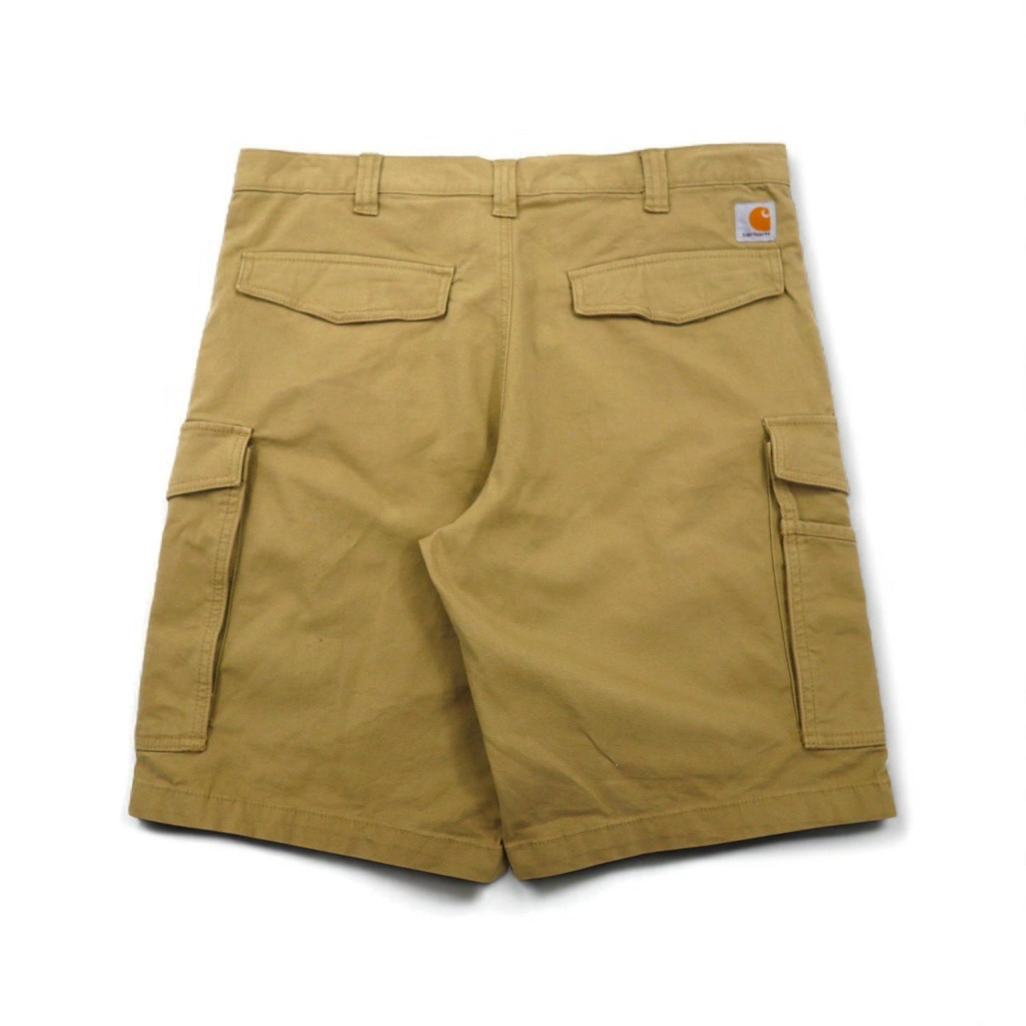 Carhartt リラックスフィット ダック地 ショート カーゴパンツ RUGGED FLEX ハーフパンツ L ベージュ 103542