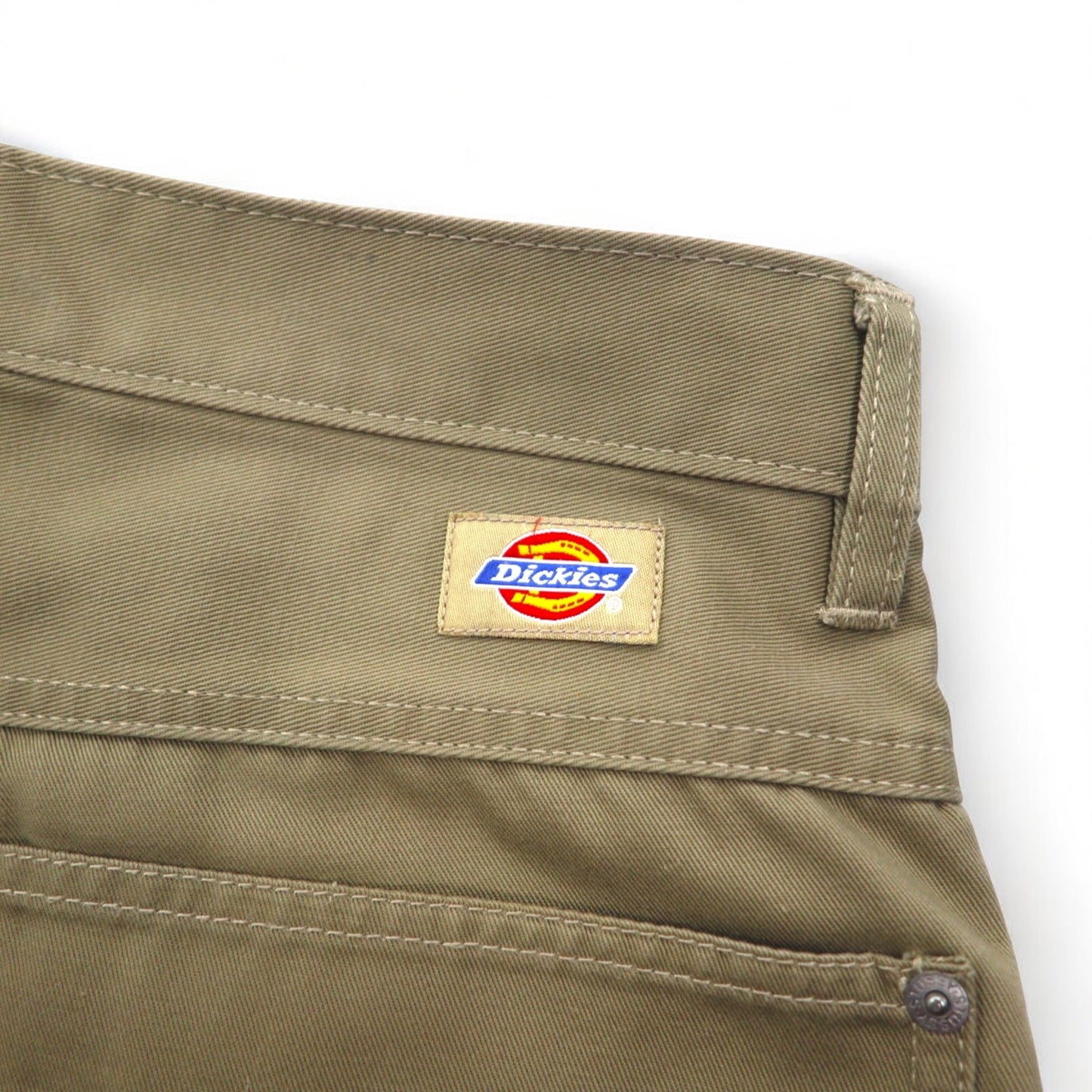 Stussy × Dickies シャネルロゴ 刺繍 チノパンツ M ベージュ ワンポイント UXST05M