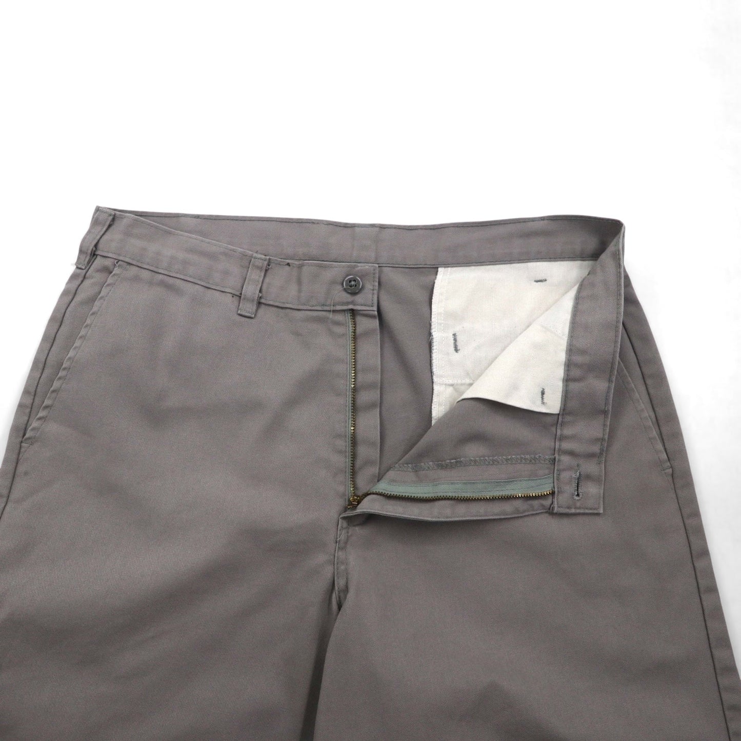 Dickies T/Cツイル ショート ワークパンツ ハーフパンツ L グレー ポリエステル コットン 7134838