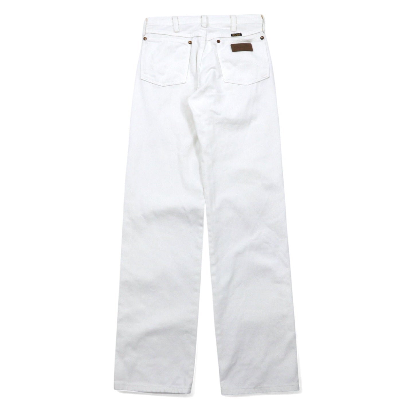 Wrangler 90年代 USA製 ホワイト デニムパンツ 28 コットン 13MWZWI