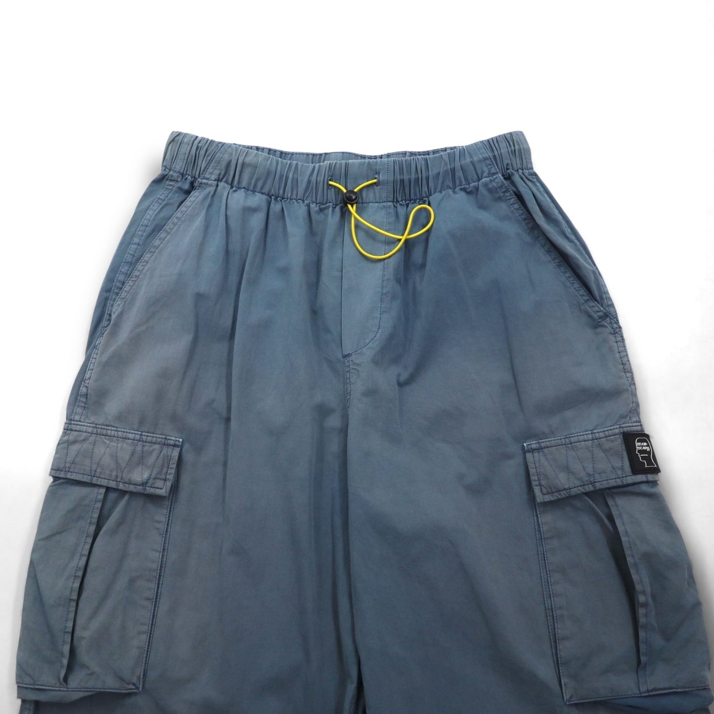 BRAIN DEAD フライトパンツ Blue Flight Pants カーゴパンツ M ブルー ドローコード ユーティリティポケット
