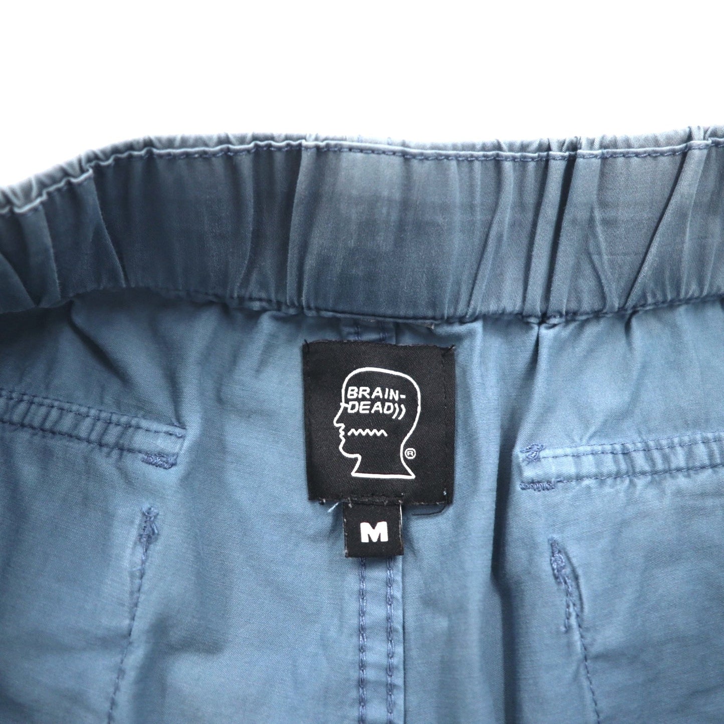 BRAIN DEAD フライトパンツ Blue Flight Pants カーゴパンツ M ブルー ドローコード ユーティリティポケット
