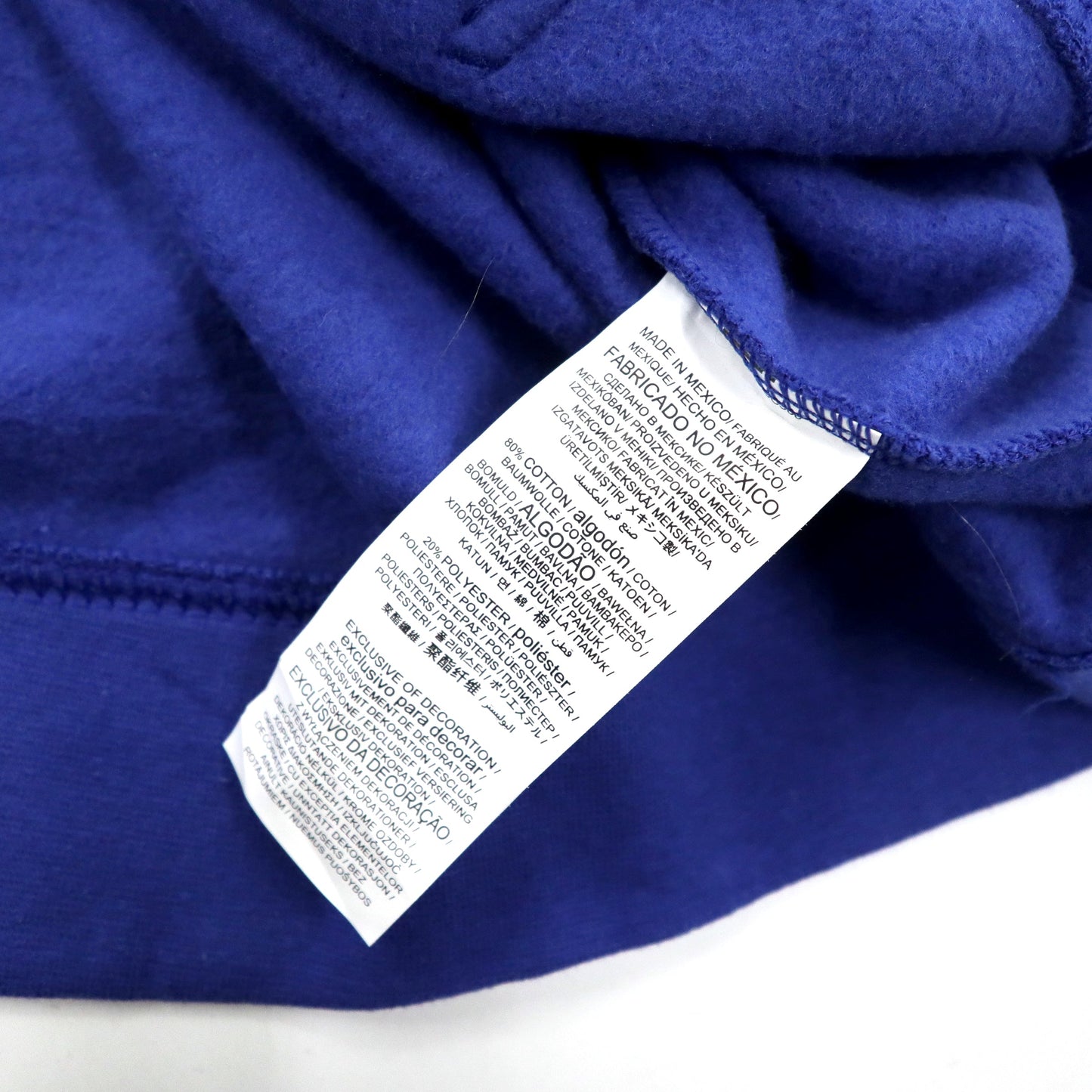 MLB Chicago Cubs ビッグサイズ プリントパーカー 3XL ブルー コットン Fanastics メキシコ製