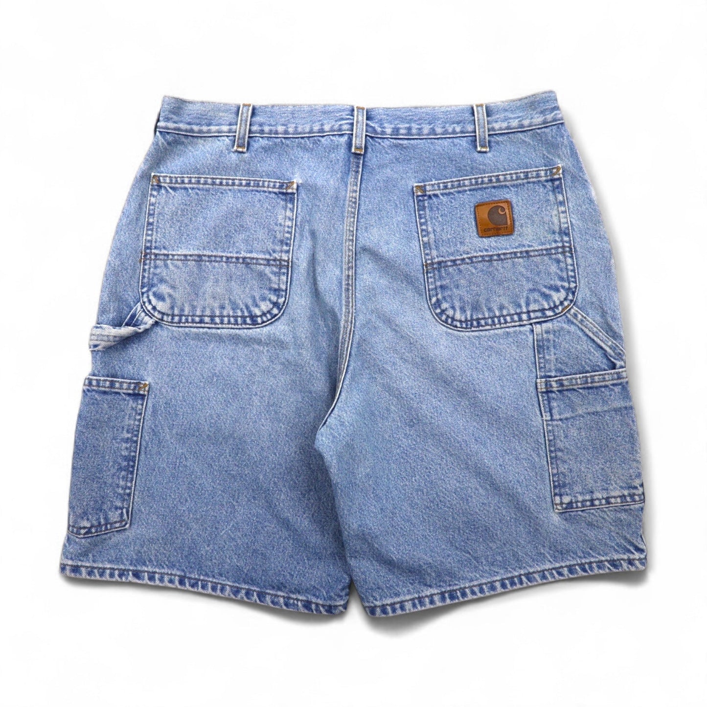 carhartt デニム ショート ペインターパンツ ハーフパンツ L インディゴ ブルー B29 STW メキシコ製