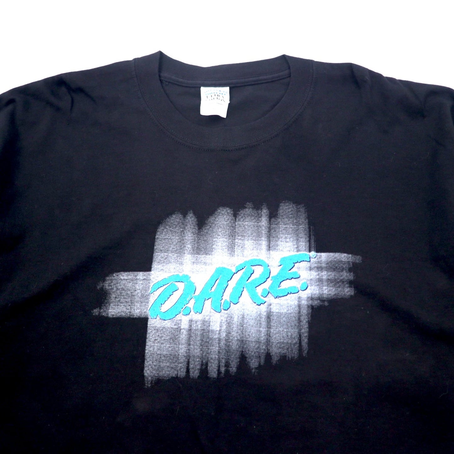 GILDAN 90年代 D.A.R.E. プリント Tシャツ XXL ブラック コットン ビッグサイズ ホンジュラス製