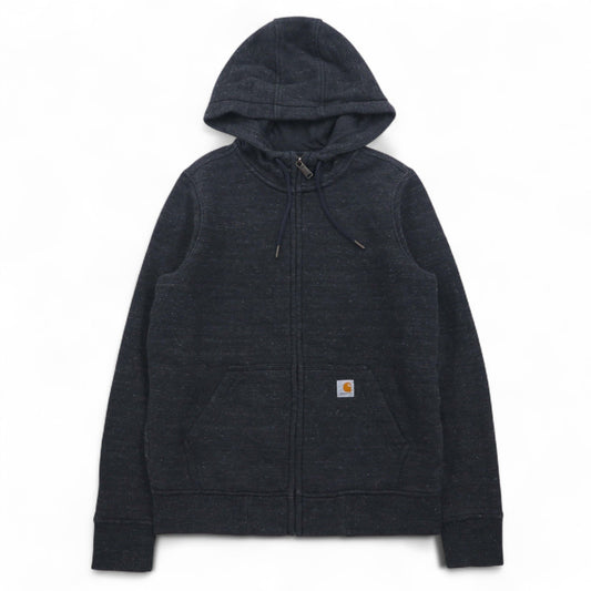 Carhartt フルジップパーカー S グレー RELAXED FIT リラックスフィット MIDWEIGHT 102788