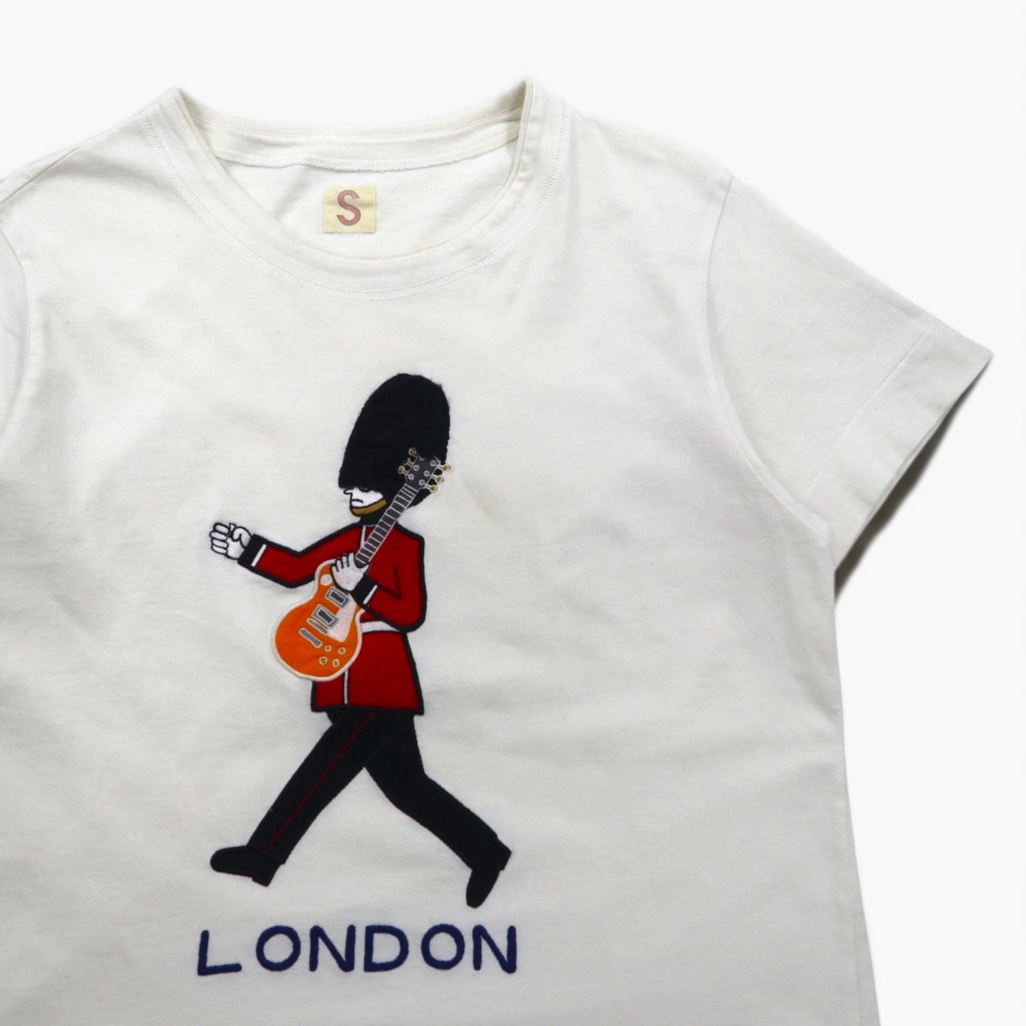 BRU NA BOIINE スーベニア Tシャツ S ホワイト LONDON ロンドン コットン 日本製