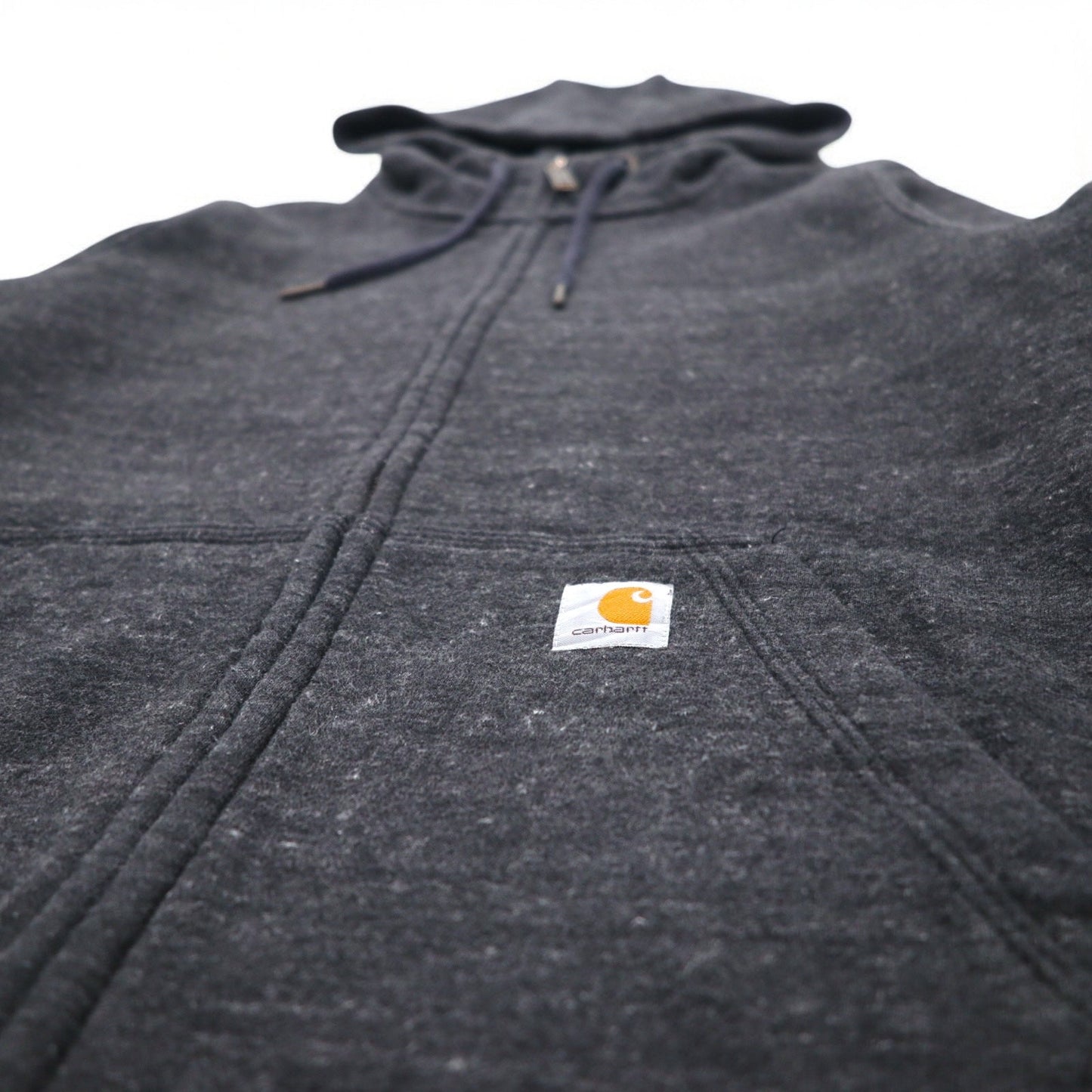 Carhartt フルジップパーカー S グレー RELAXED FIT リラックスフィット MIDWEIGHT 102788