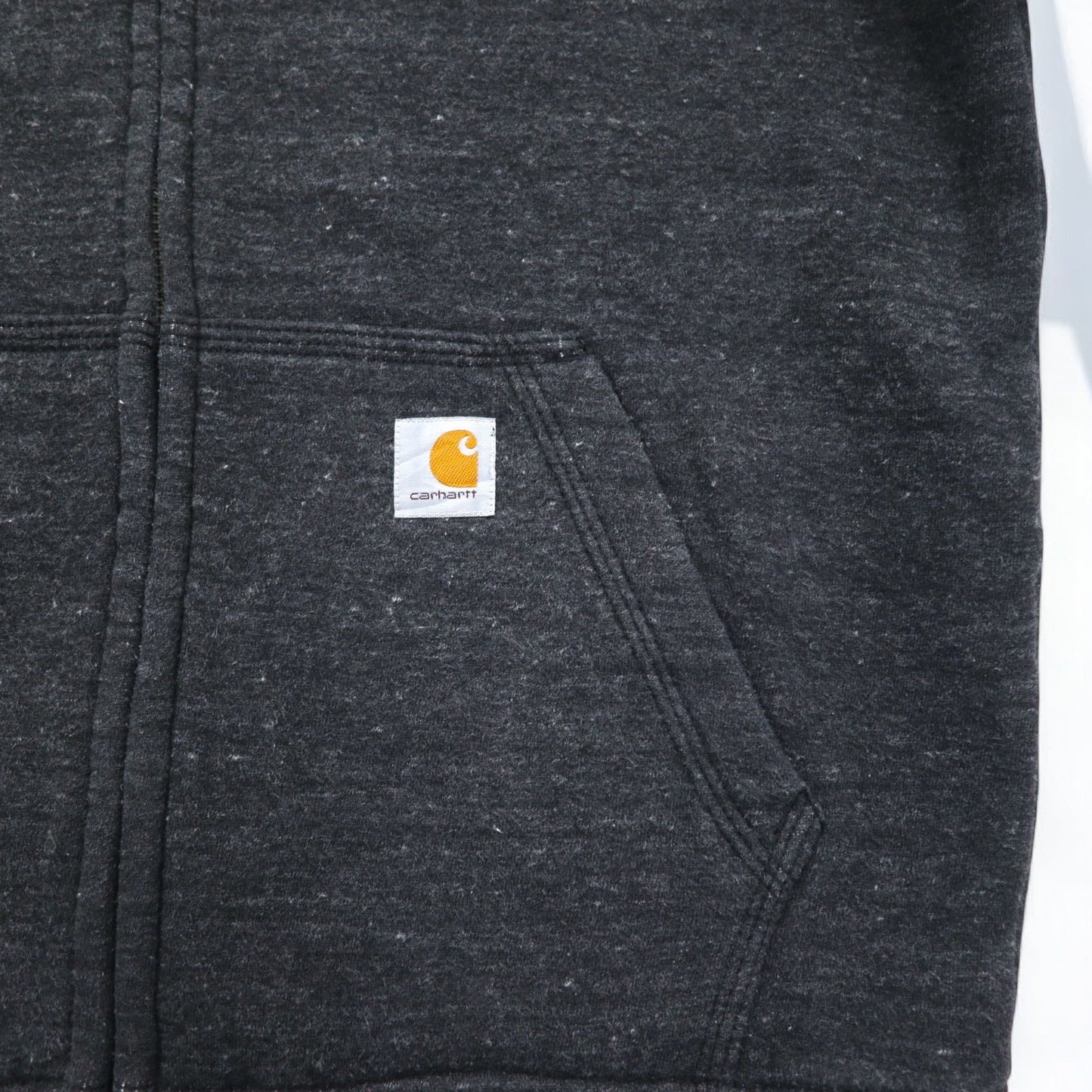 Carhartt フルジップパーカー S グレー RELAXED FIT リラックスフィット MIDWEIGHT 102788