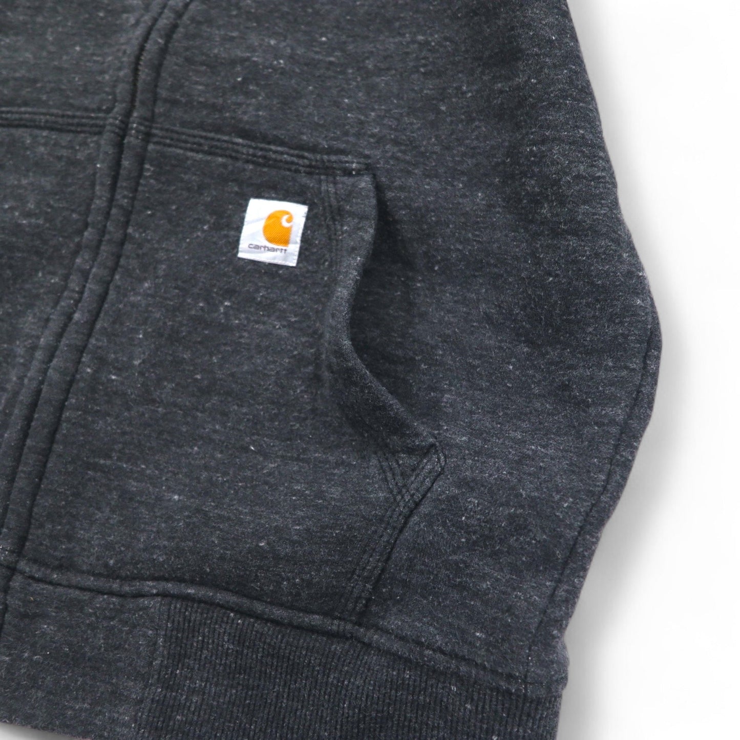 Carhartt フルジップパーカー S グレー RELAXED FIT リラックスフィット MIDWEIGHT 102788