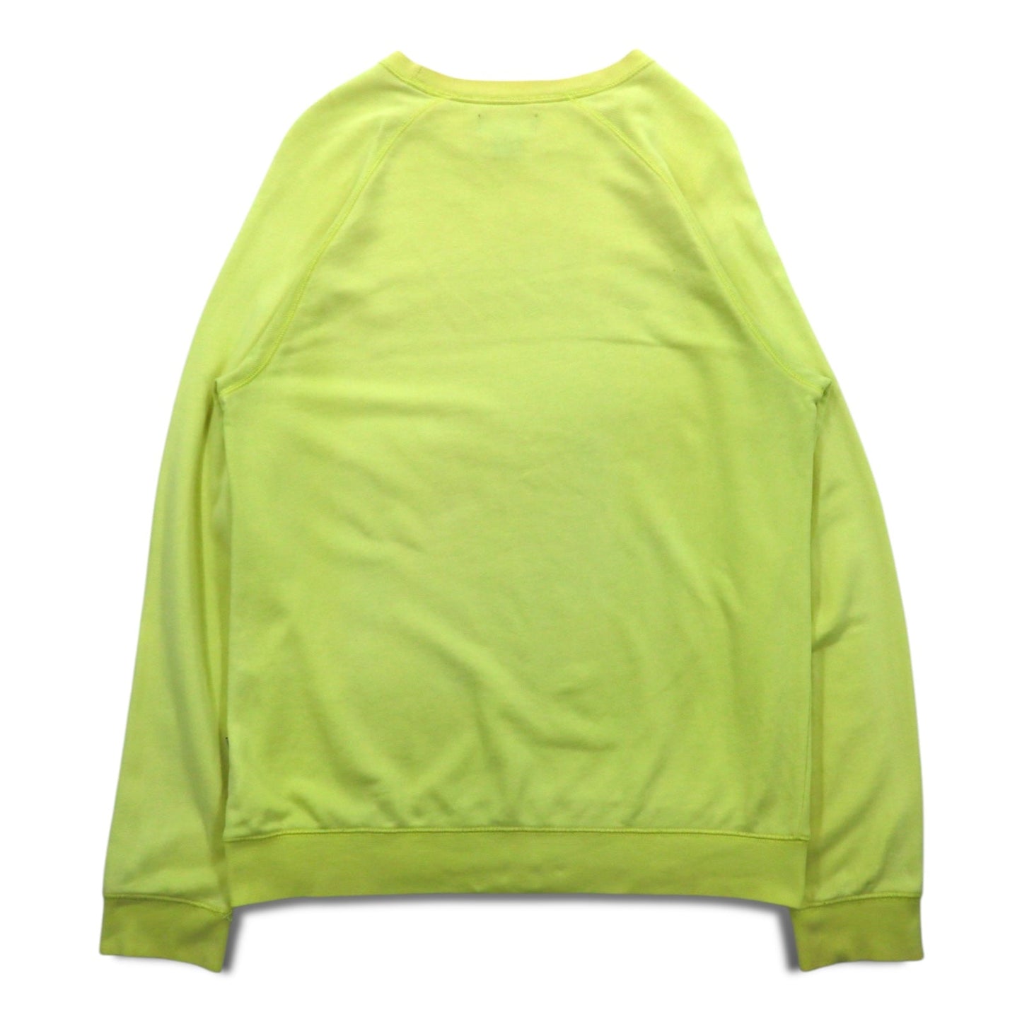 adidas originals クルーネック スウェット M イエロー コットン 前V BLUZA F78084