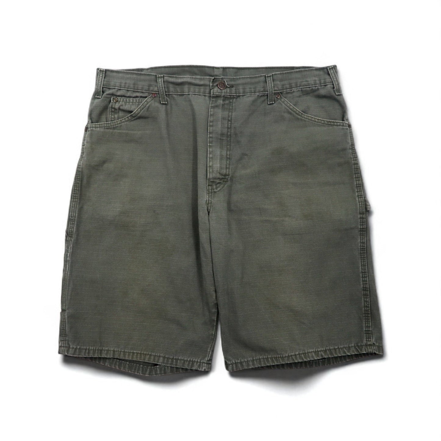Dickies リラックスフィット リップストップ カーペンター ショートパンツ ハーフパンツ XL カーキ WR825 メキシコ製