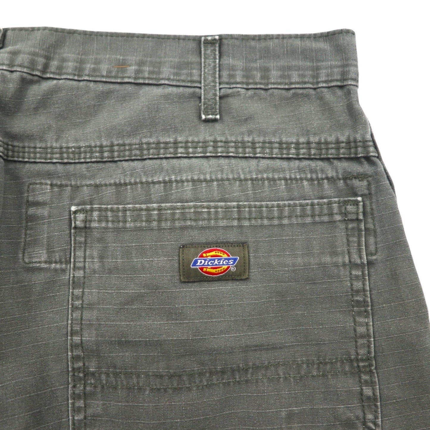 Dickies リラックスフィット リップストップ カーペンター ショートパンツ ハーフパンツ XL カーキ WR825 メキシコ製