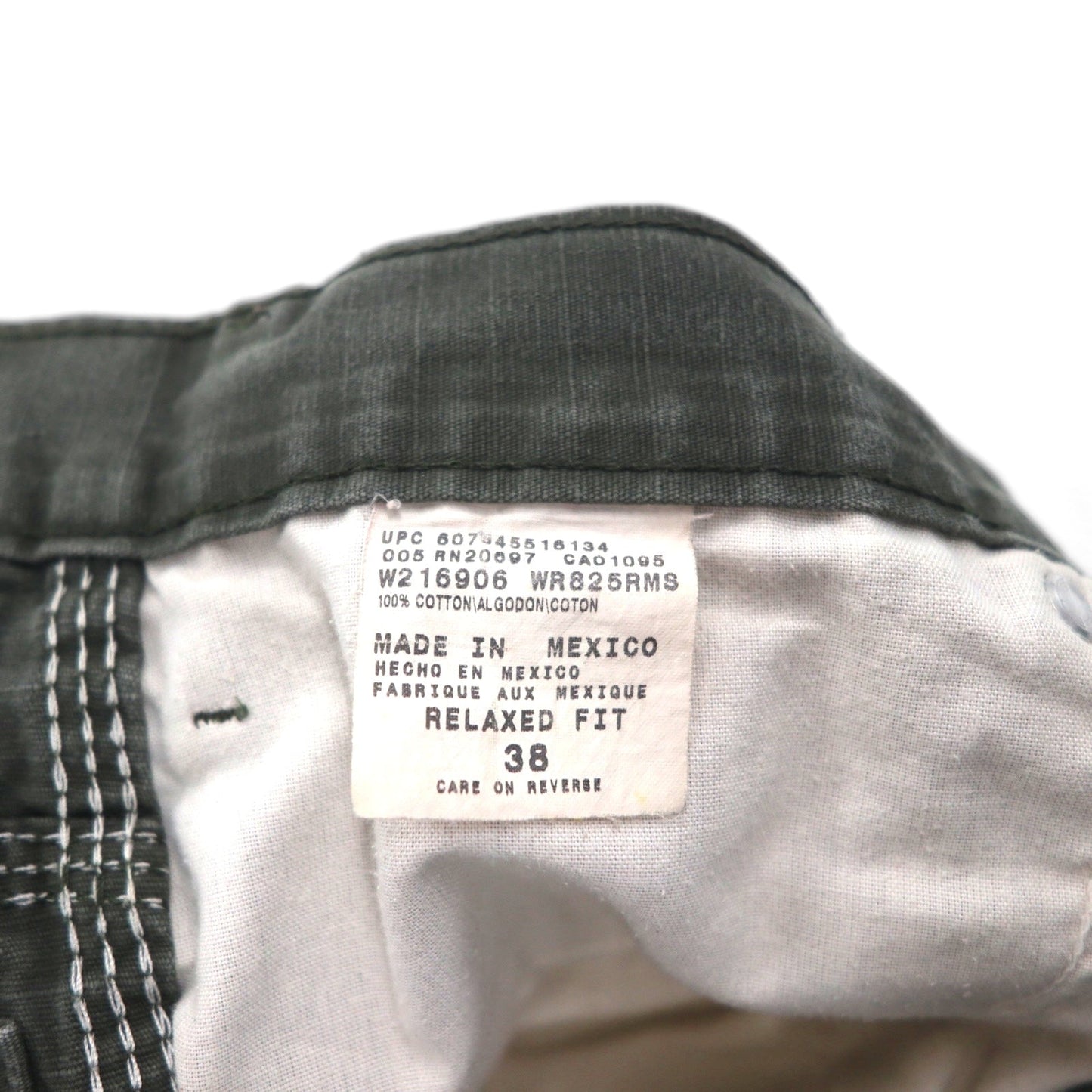Dickies リラックスフィット リップストップ カーペンター ショートパンツ ハーフパンツ XL カーキ WR825 メキシコ製
