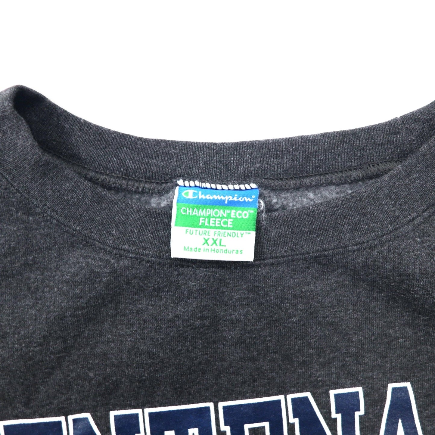 Champion カレッジ プリント スウェット XXL グレー コットン 裏起毛 CENTENARY COLLEGE ビッグサイズ ホンジュラス製