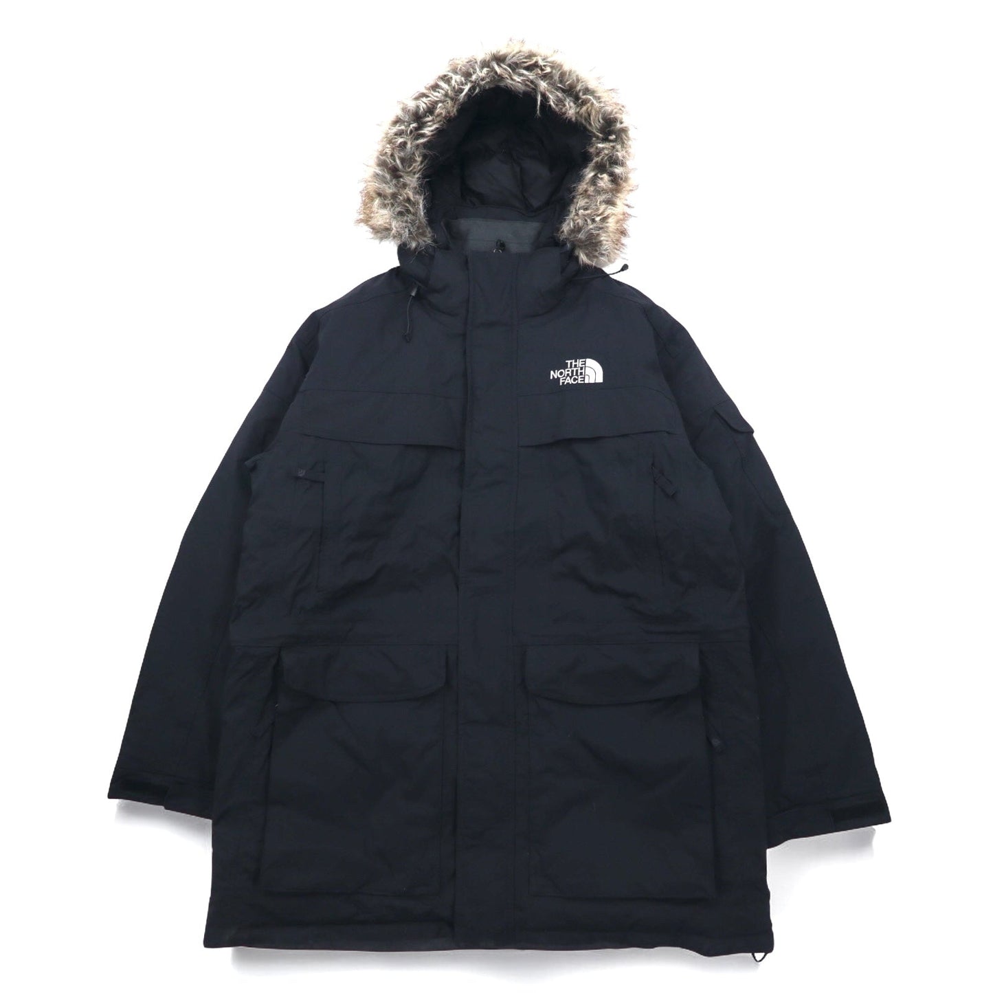 THE NORTH FACE マクマードパーカ McMurdo Parka ダウンジャケット XL ブラック HYVENT 防水 ファー フード着脱式 US規格