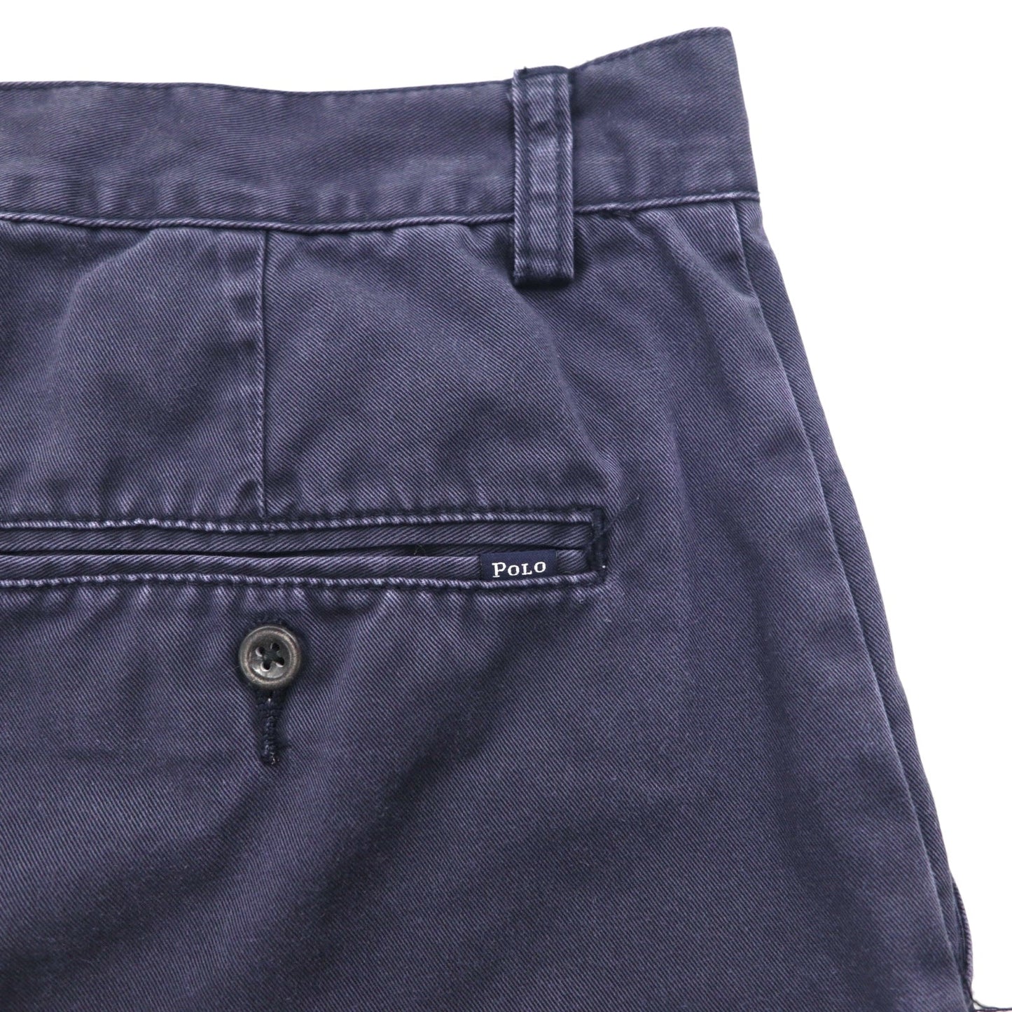 Polo by Ralph Lauren 90年代 ショート チノパンツ ハーフパンツ L ネイビー コットン