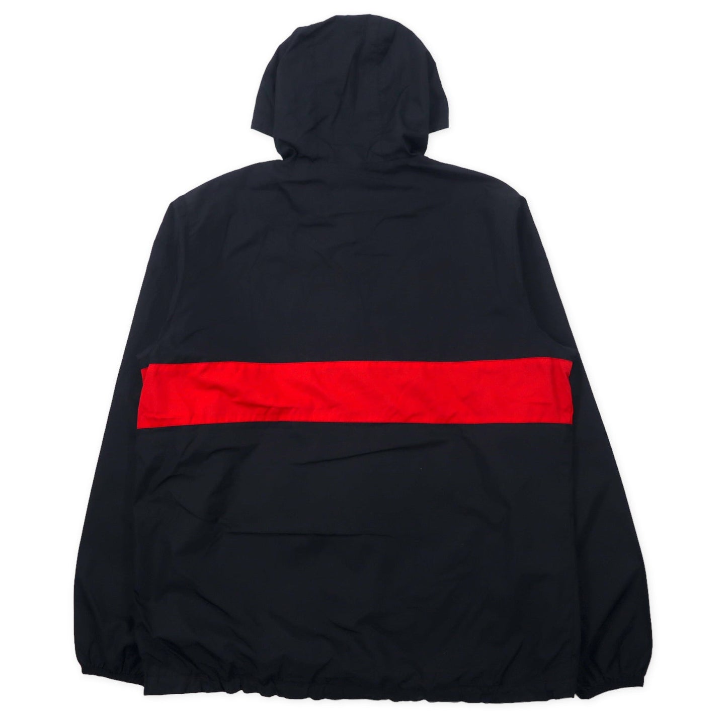 HALF ZIP ANORAK JACKET アノラックパーカー XL ブラック Sisters for the Lord サイドスリットジップ ドローコード ビッグサイズ US企業 Sigma Phi Lambda 刺繍 SPORT-TEX