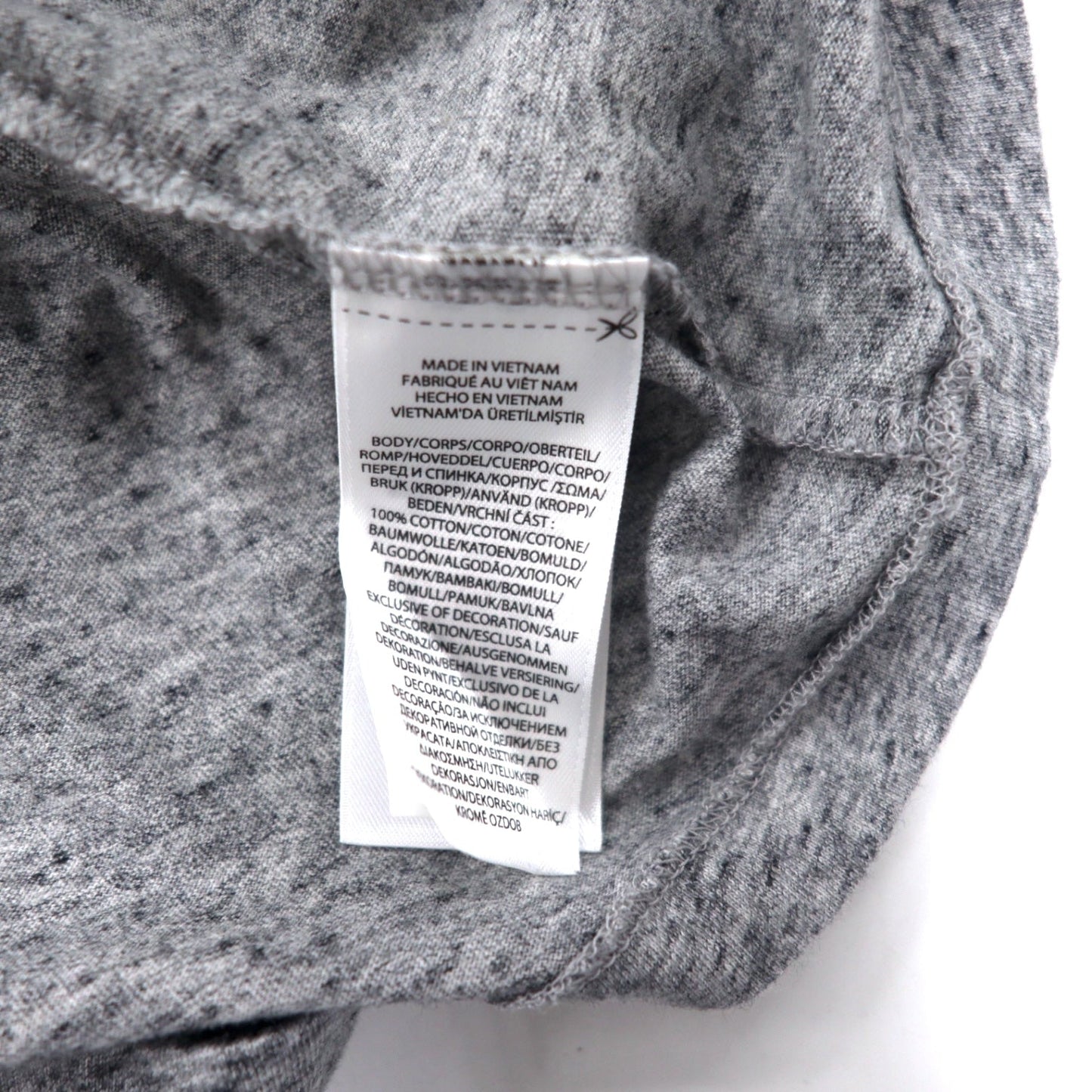 POLO RALPH LAUREN クルーネック Tシャツ L グレー コットン スモールポニー刺繍