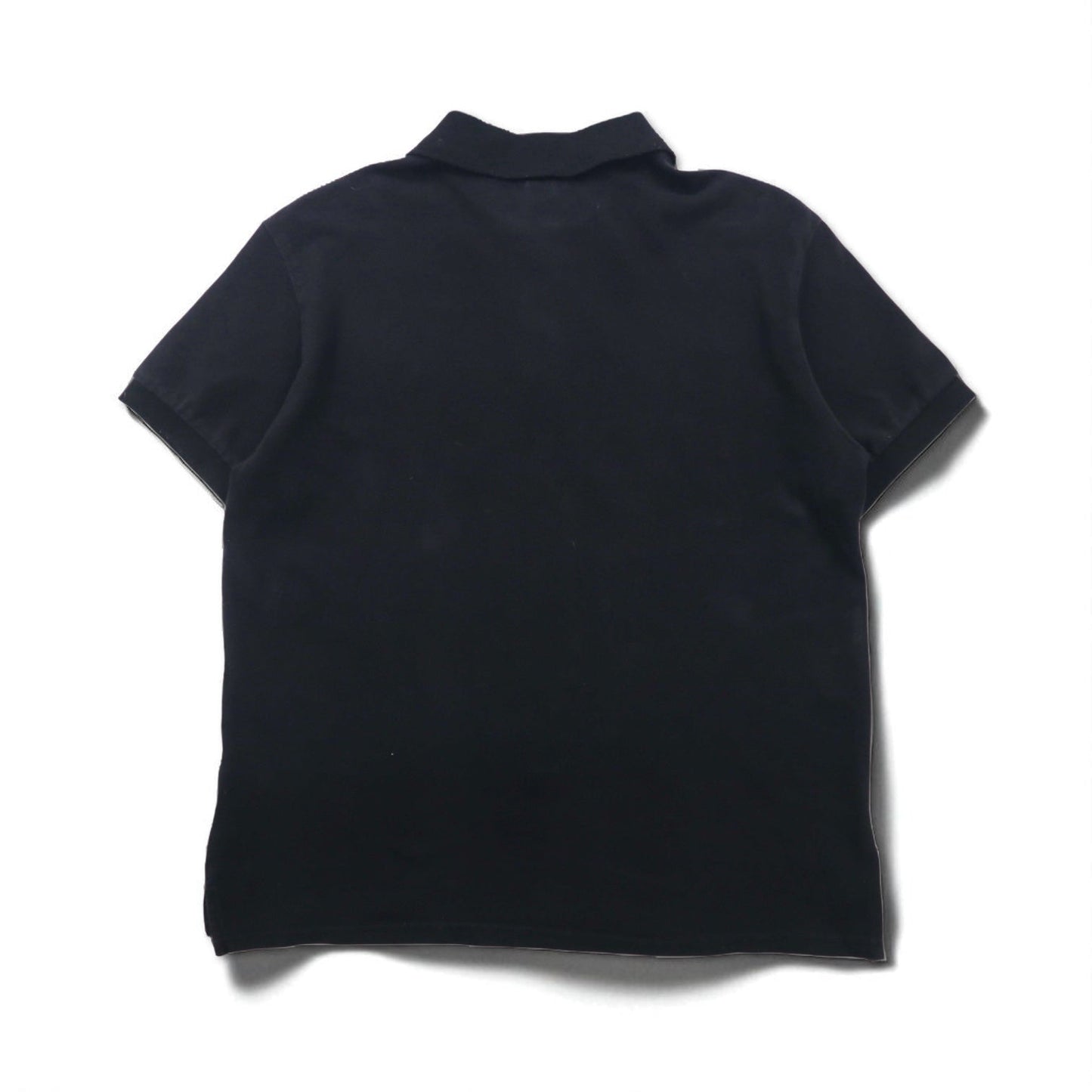 Polo by Ralph Lauren 90年代 ポロシャツ XL ブラック コットン 鹿の子 スモールポニー刺繍