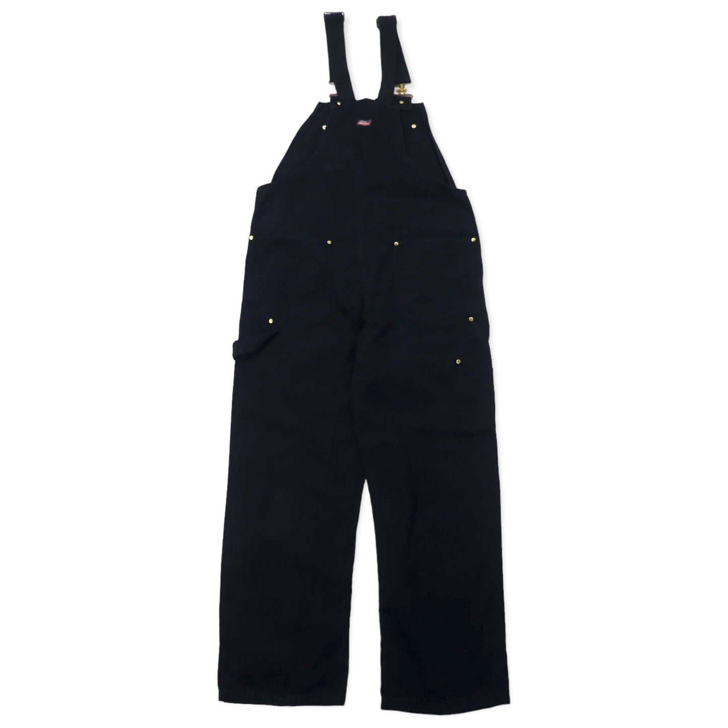 Dickies ダック オーバーオール XXL ブラック コットン