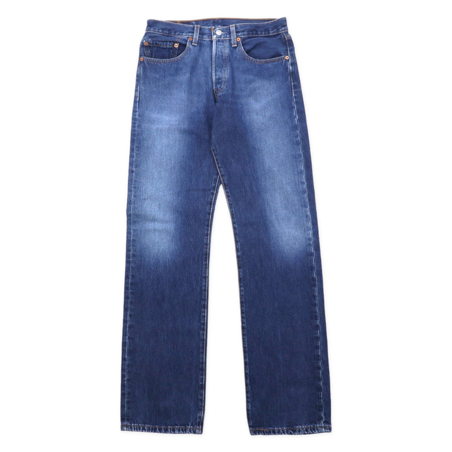 Levi's 90年代 501 レギュラー ストレート デニムパンツ L ブルー ボタン裏647 スモールe 紙タグ 裾シングルステッチ メキシコ製