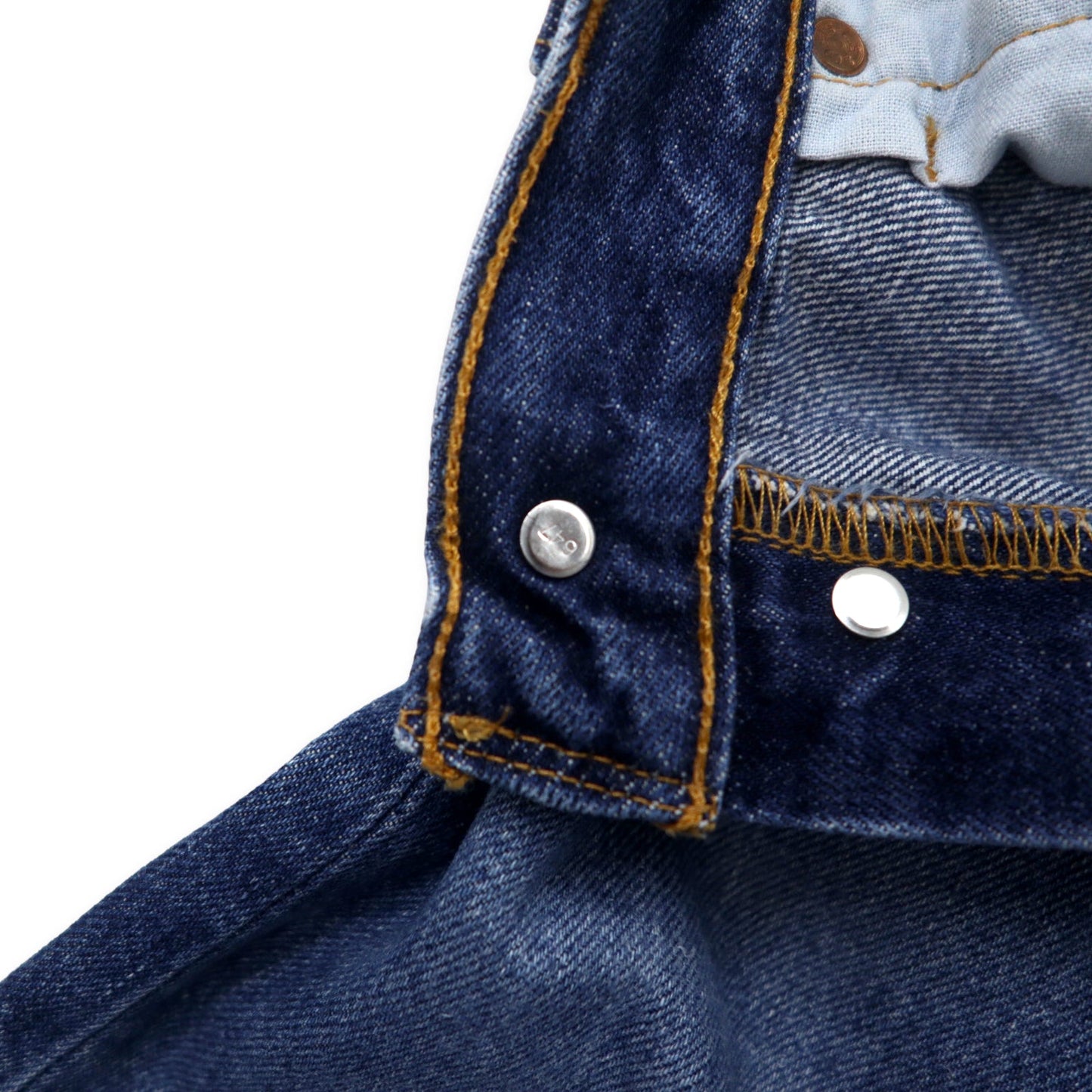 Levi's 90年代 501 レギュラー ストレート デニムパンツ L ブルー ボタン裏647 スモールe 紙タグ 裾シングルステッチ メキシコ製