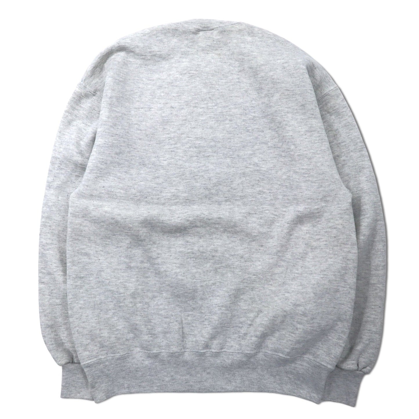 RUSSELL ATHLETIC USA製 90年代 カレッジ刺繍 スウェット L グレー コットン 裏起毛 フットボール FOWLER EAGLES