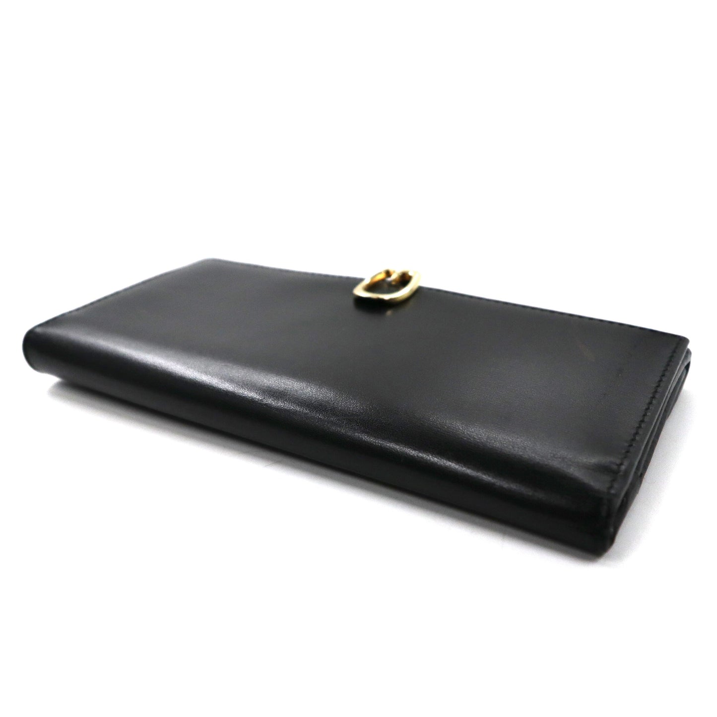 GUCCI 長財布 ブラック レザー カーフスキン Gロゴ金具 035-2192-4841 イタリア製