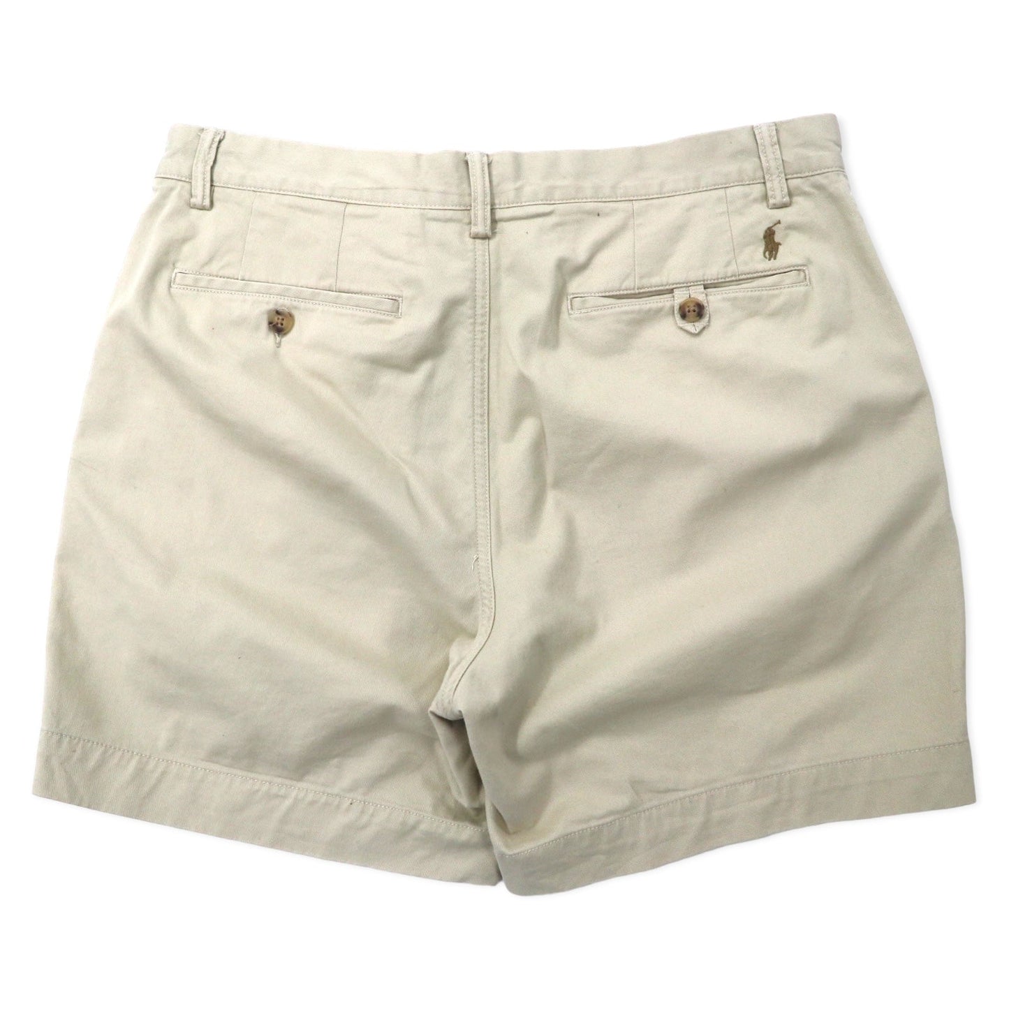 POLO RALPH LAUREN ストレッチ クラシック フィット ショート チノパンツ 33 ベージュ コットン THE POLO CHINO