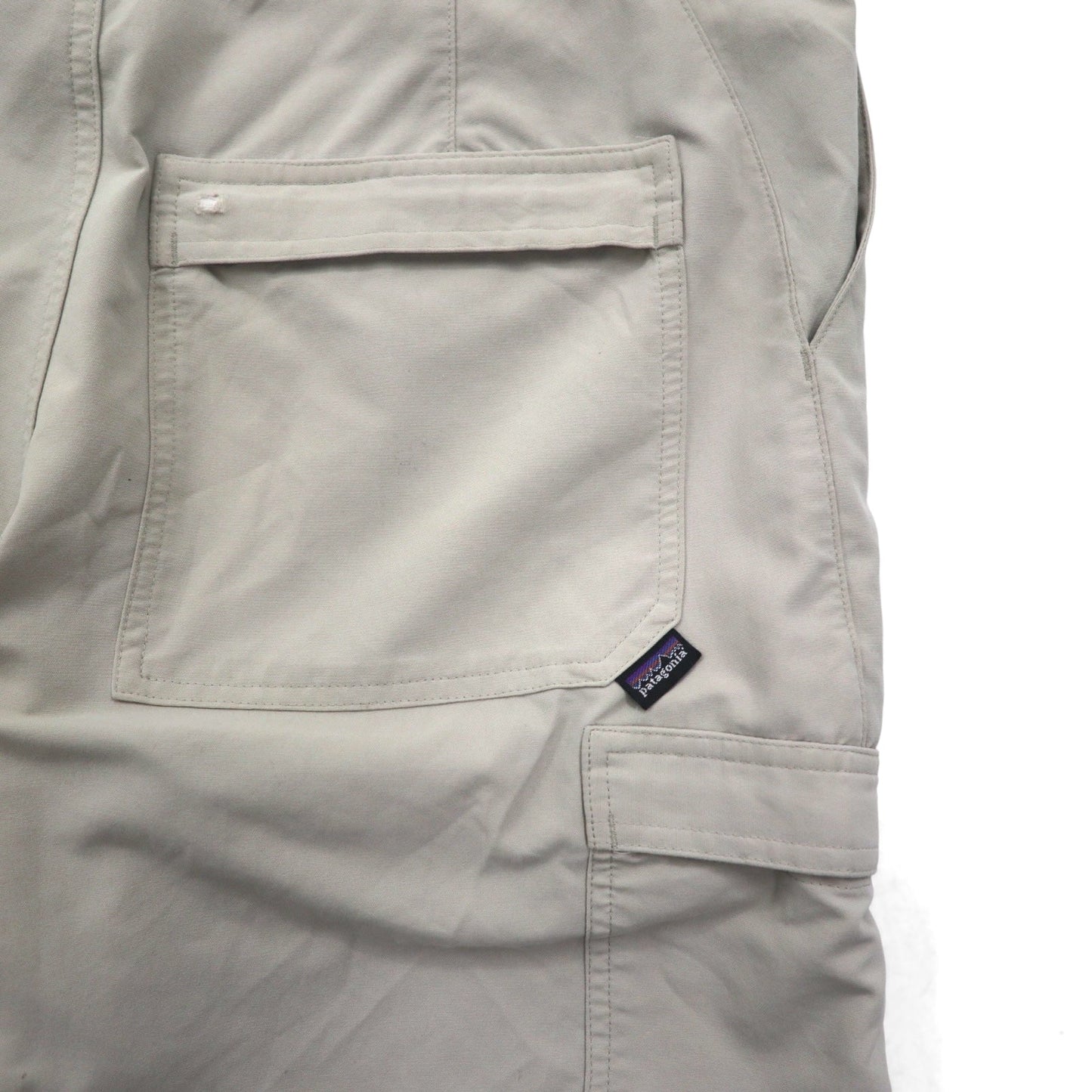 patagonia 00年代 ショート カーゴパンツ ハーフパンツ L ベージュ ポリエステル 11278
