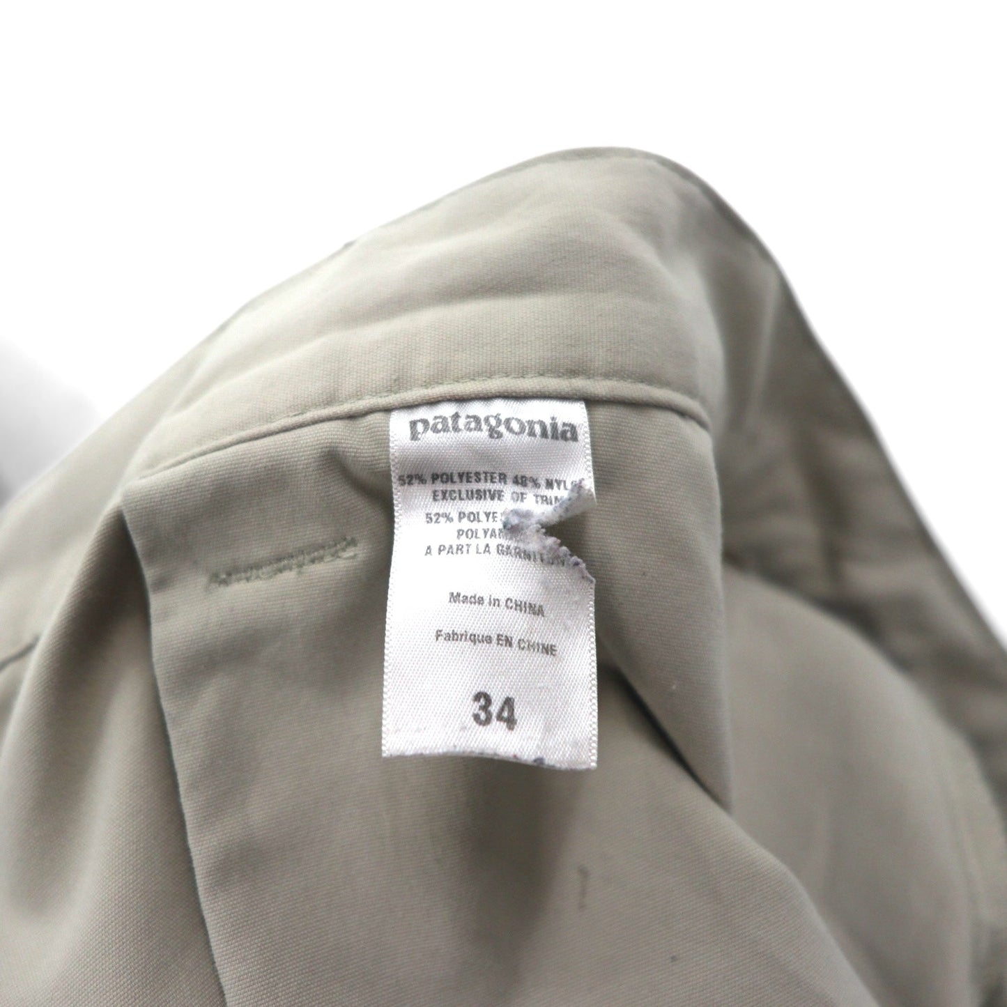 patagonia 00年代 ショート カーゴパンツ ハーフパンツ L ベージュ ポリエステル 11278