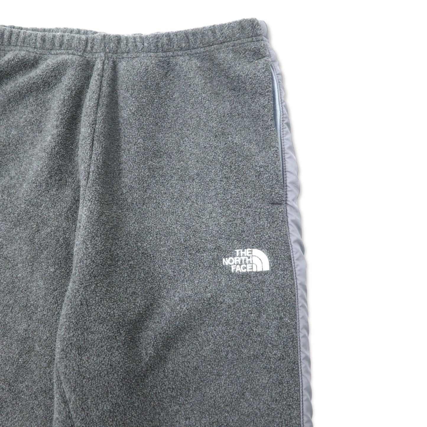 THE NORTH FACE フリース イージーパンツ XL グレー ポリエステル サイドライン US規格 エルサルバドル製