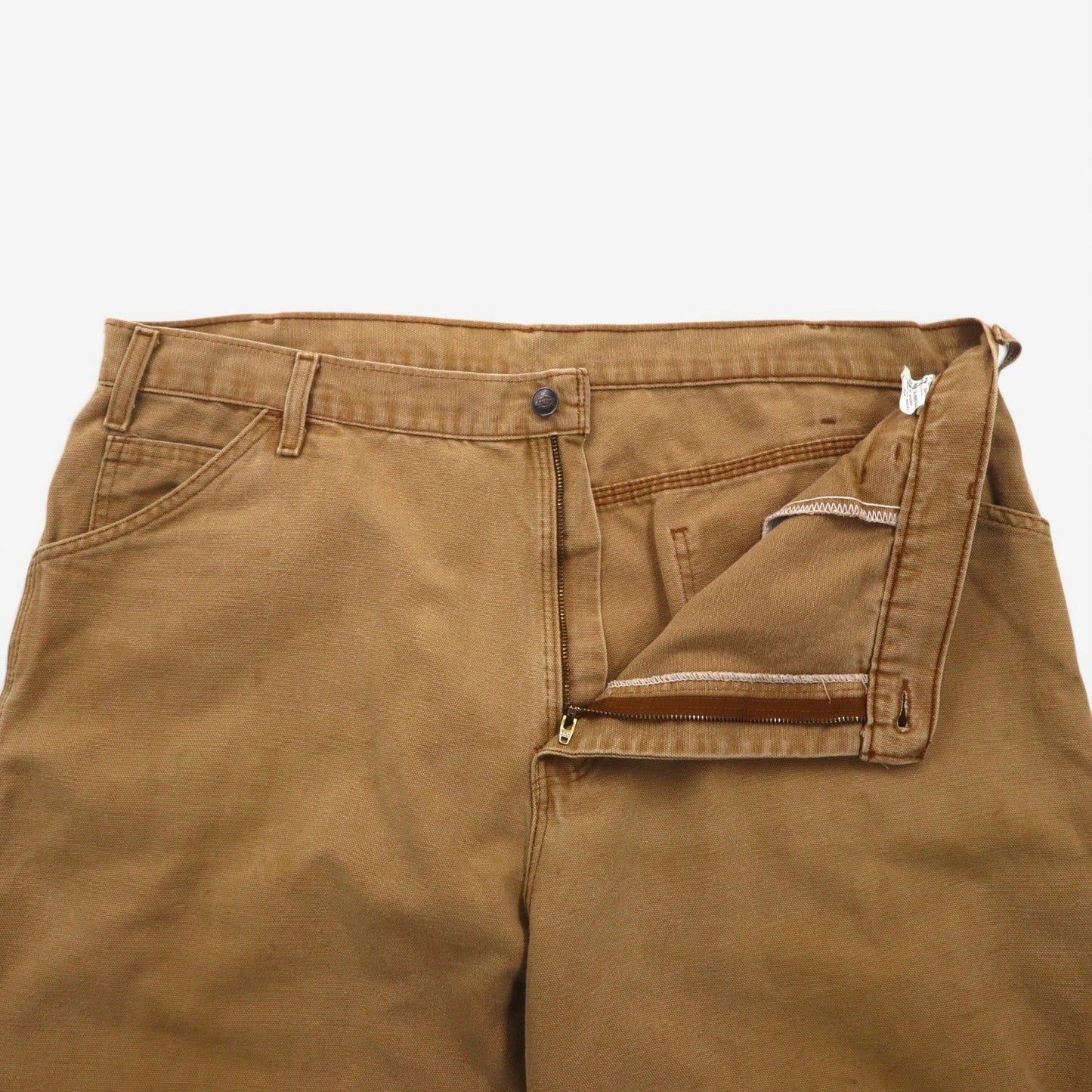 Dickies ダック地 ペインター ショートパンツ ハーフパンツ XL ベージュ コットン GD200RBD