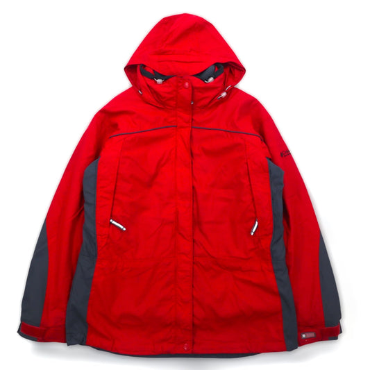 Columbia 90年代 3WAY マウンテンパーカー ウィンタージャケット L レッド 3-in-1 INTERCHANGE ライナー着脱式 Sunrise Peak Parka SL7379 スリランカ製