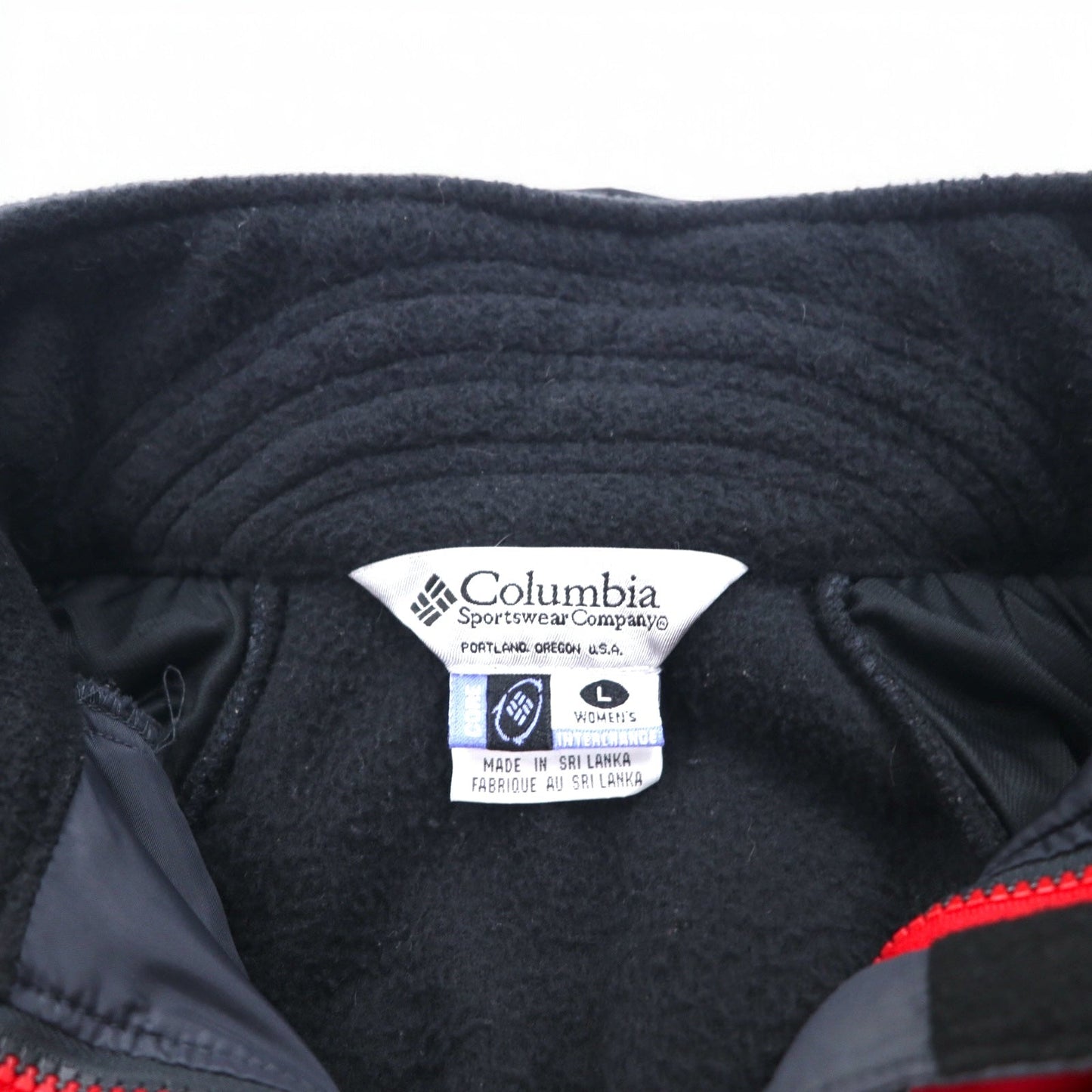 Columbia 90年代 3WAY マウンテンパーカー ウィンタージャケット L レッド 3-in-1 INTERCHANGE ライナー着脱式 Sunrise Peak Parka SL7379 スリランカ製