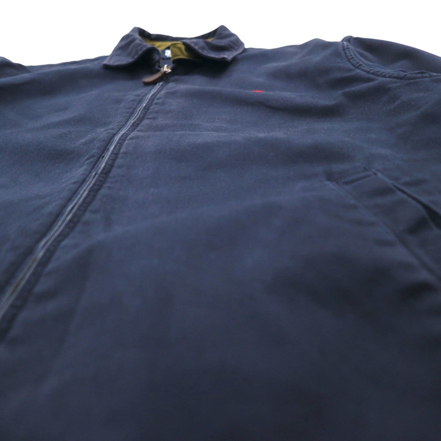 Polo by Ralph Lauren 90年代 スウィングトップ ハリントンジャケット M ネイビー コットン スモールポニー刺繍